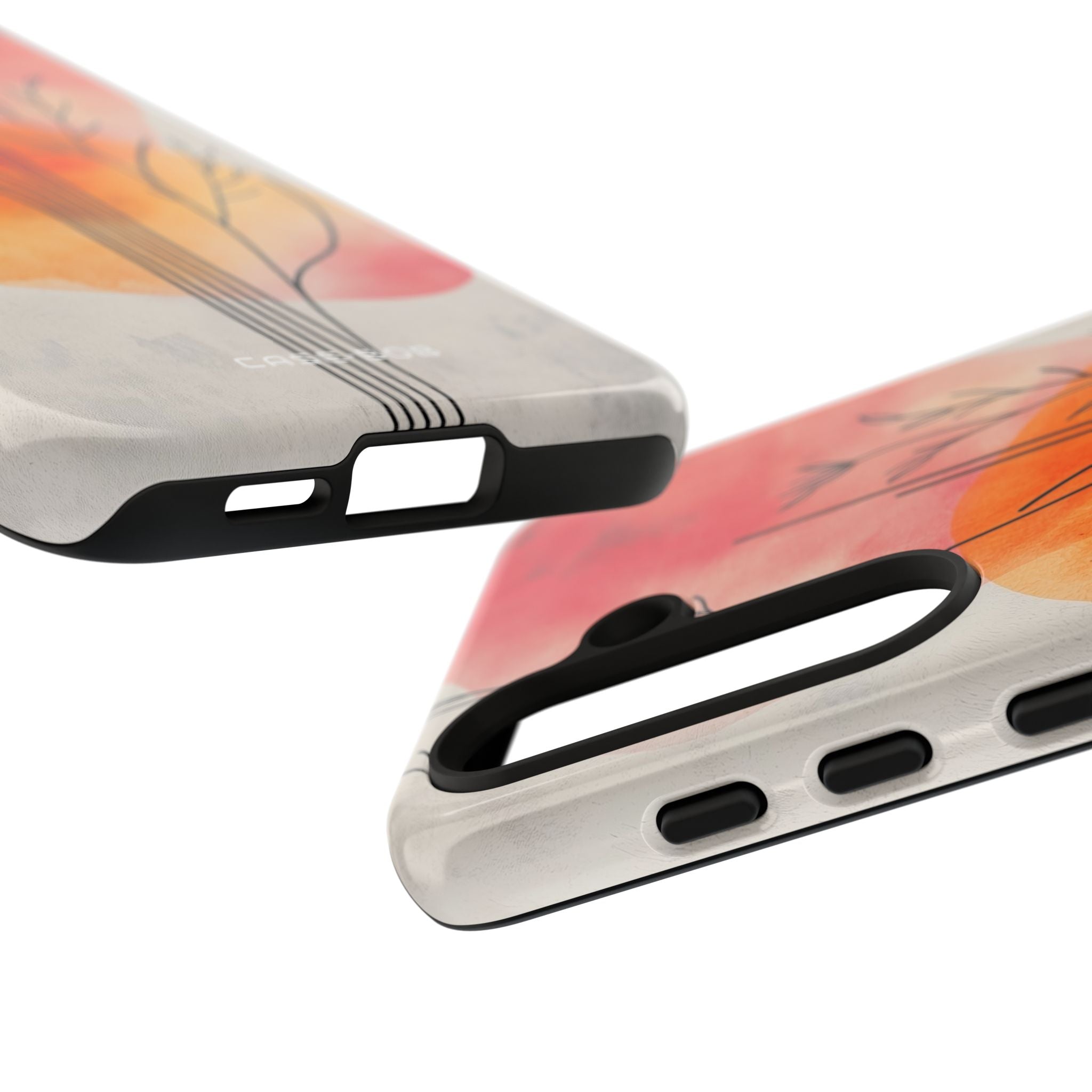 Curved Stem Sunset Samsung S24 Case - Tough
