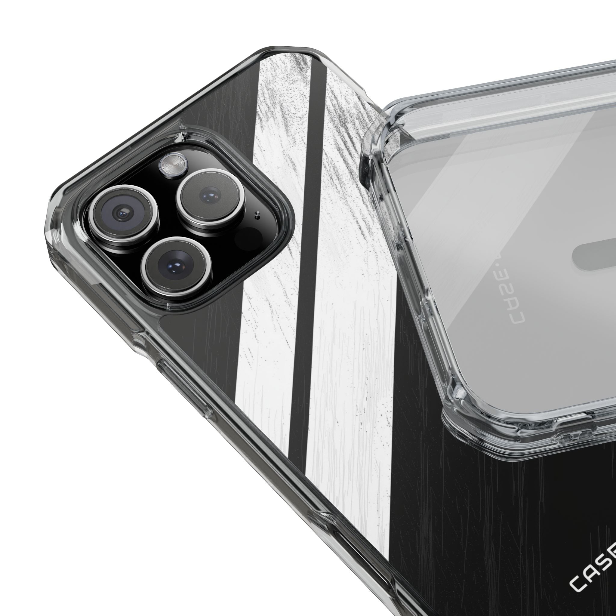 Distressed Stripe Motion iPhone 16 Pro Max Skal - Impact