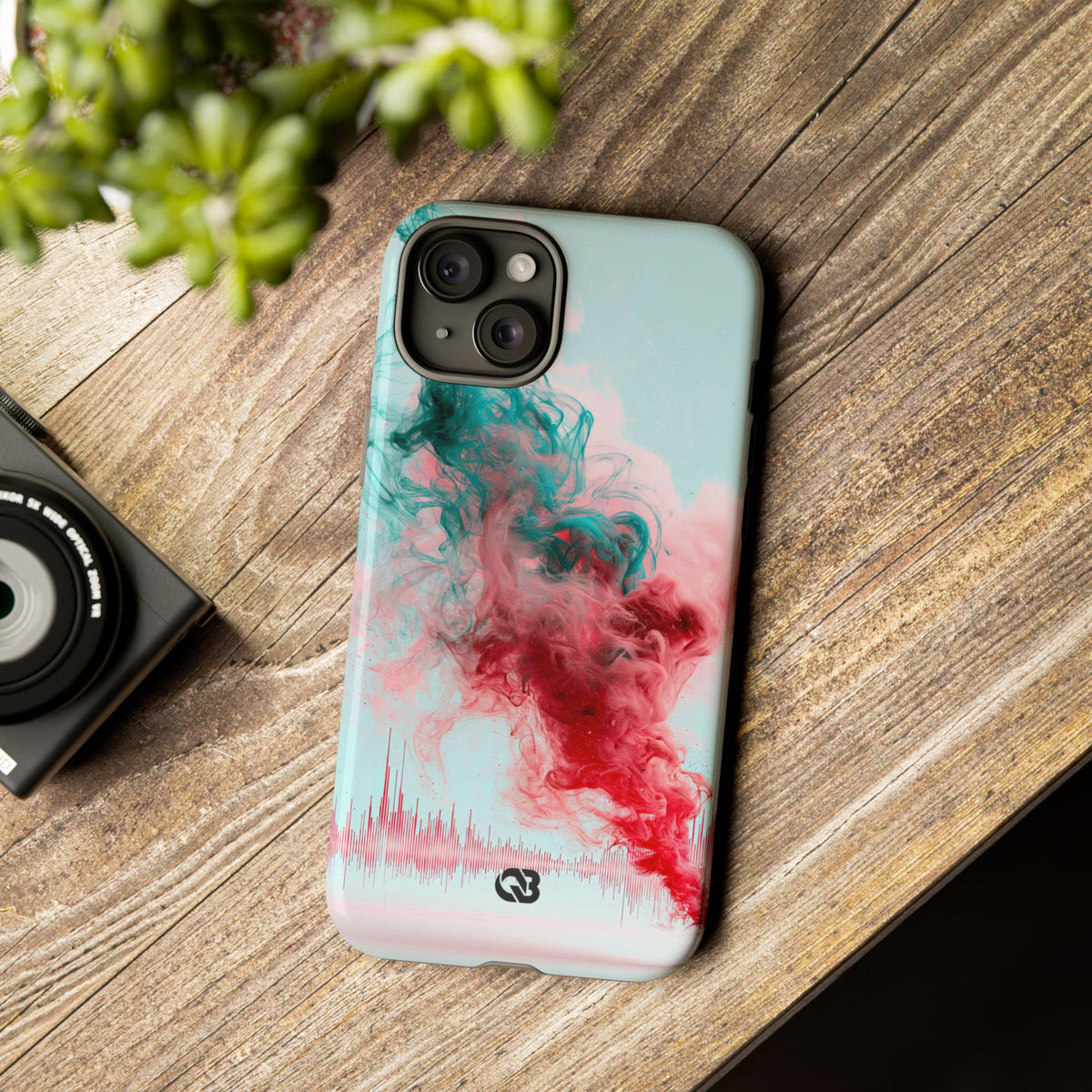 Sonic Bloom · Tough Phone Case for iPhone · Red