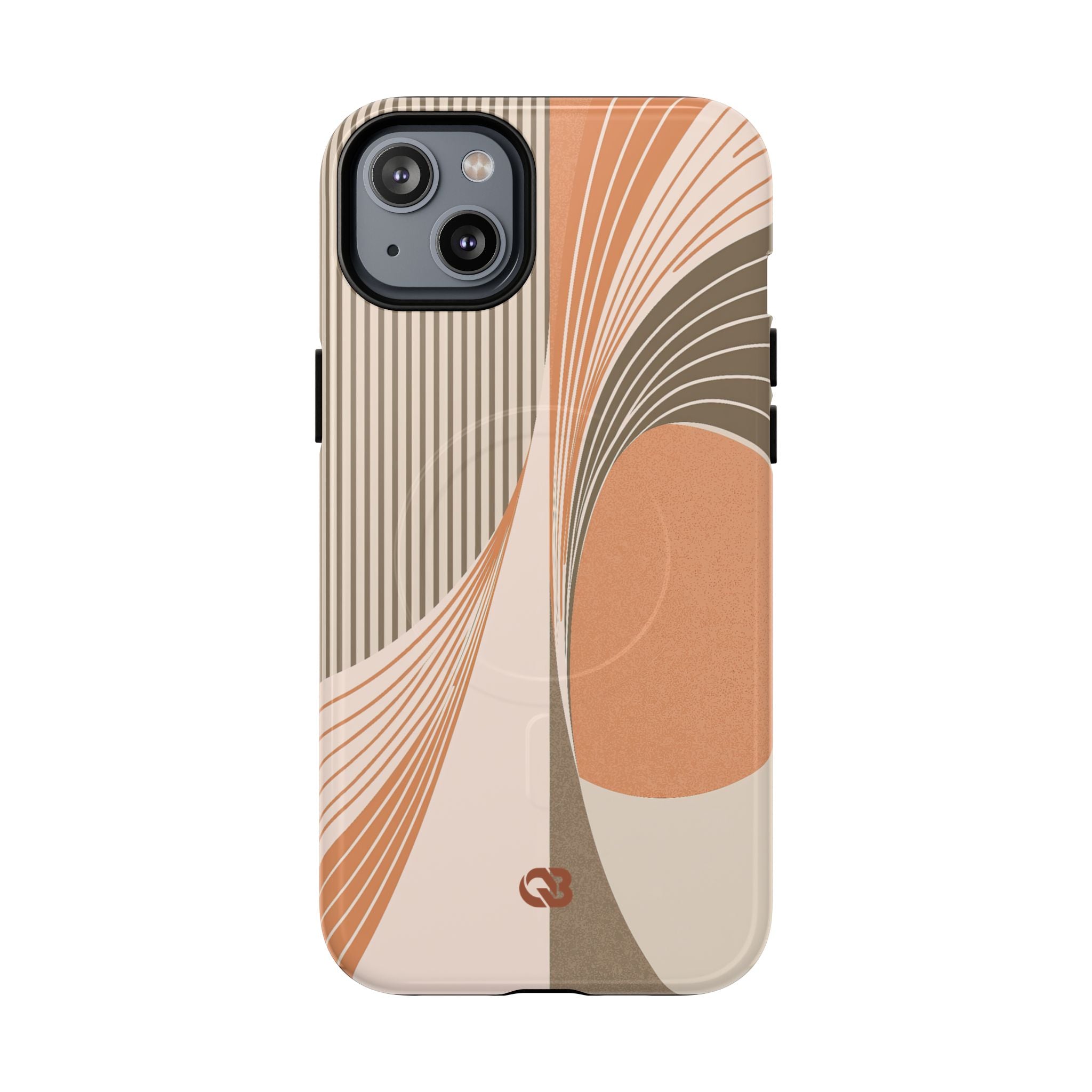 Orange Tough 2.0 Magsafe Phone Case for iPhone - Desert Arc Horizon