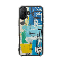 Azul urbano garabato · Impacto Case · MagSafe