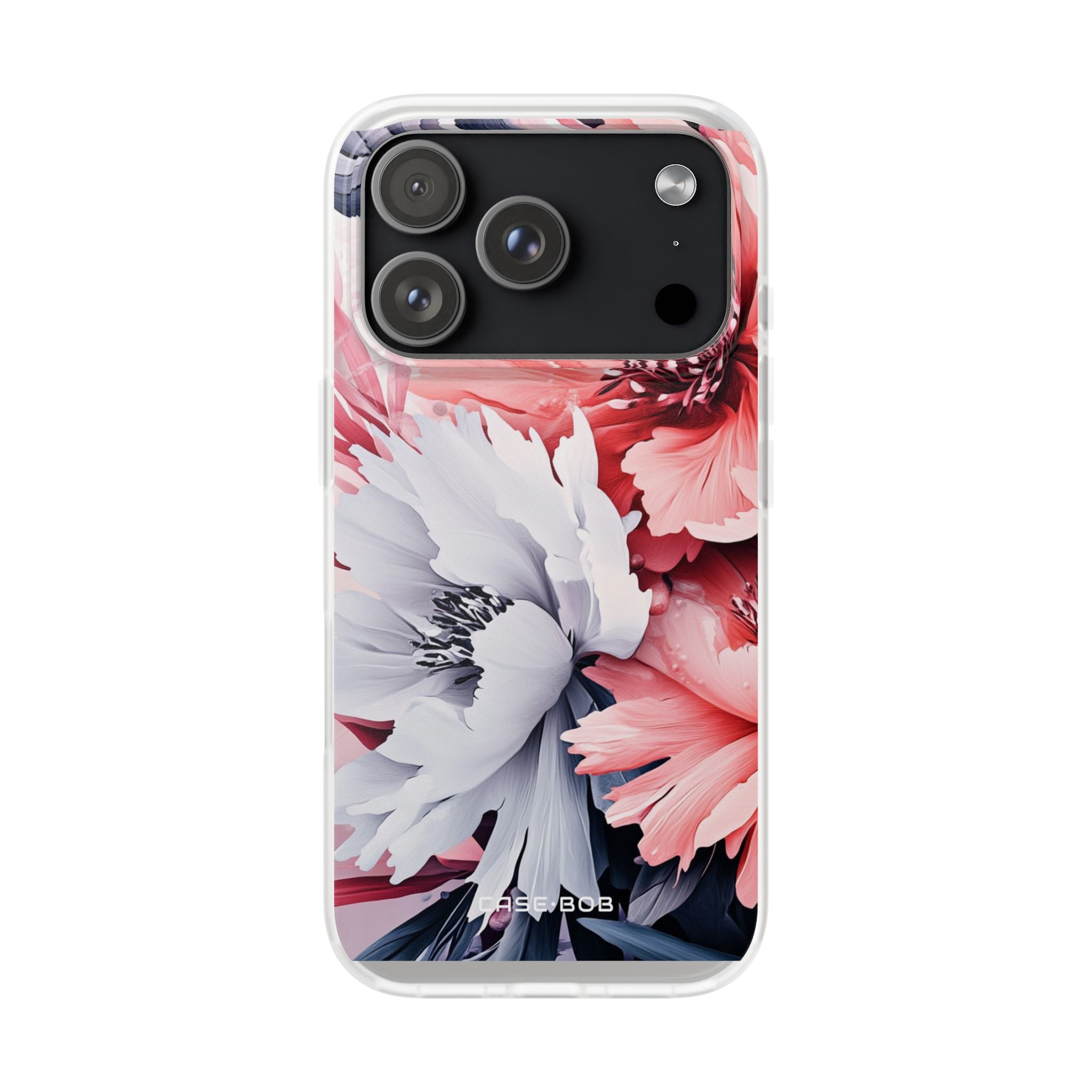 Coral Bloom iPhone 17 Pro Case - Soft - CASE•BOB