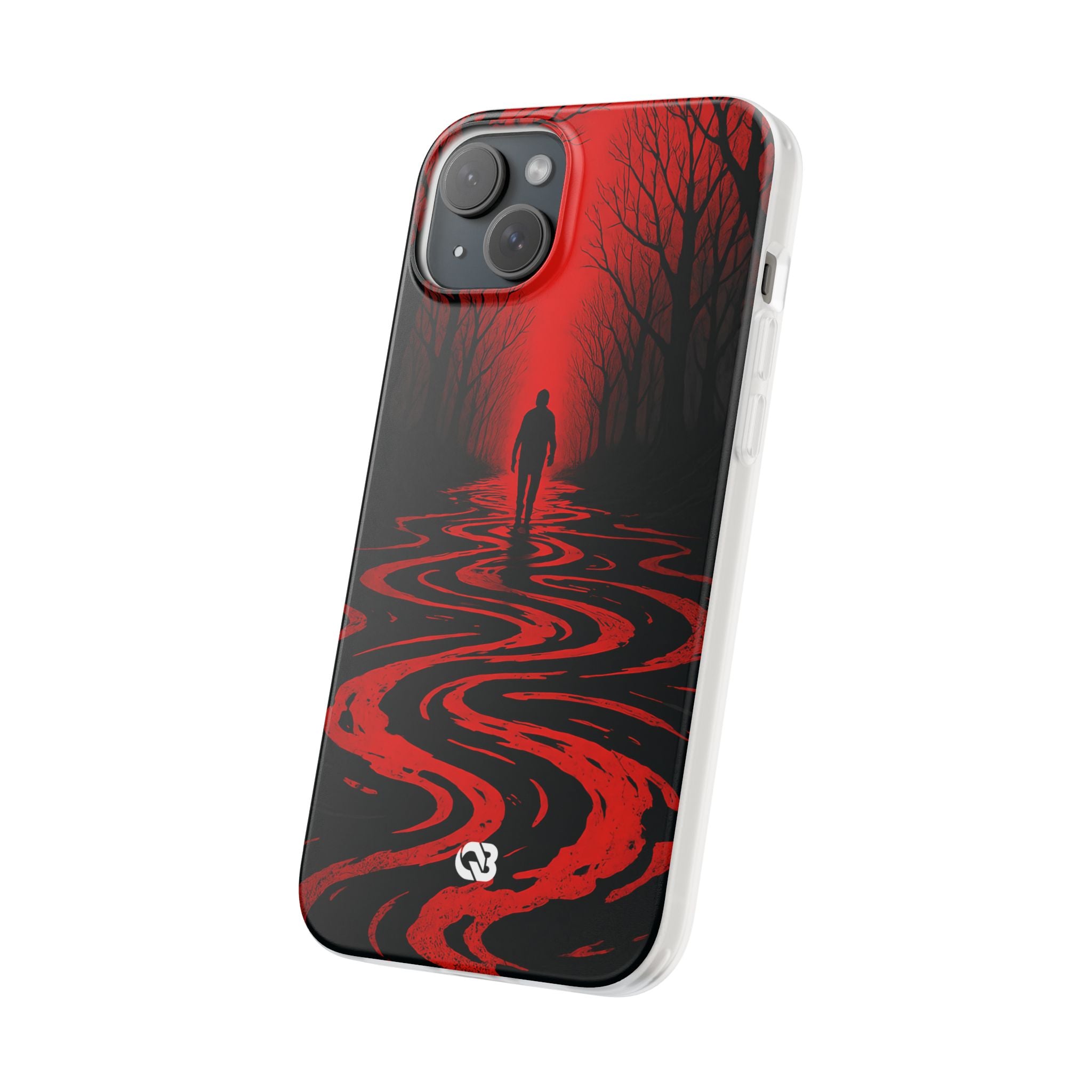 Crimson Shadow Path · Soft Phone Case for iPhone