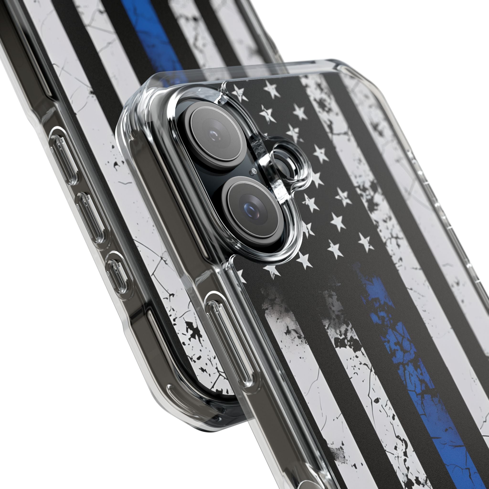 Blue Stripe Flag iPhone 16 Skal - Impact