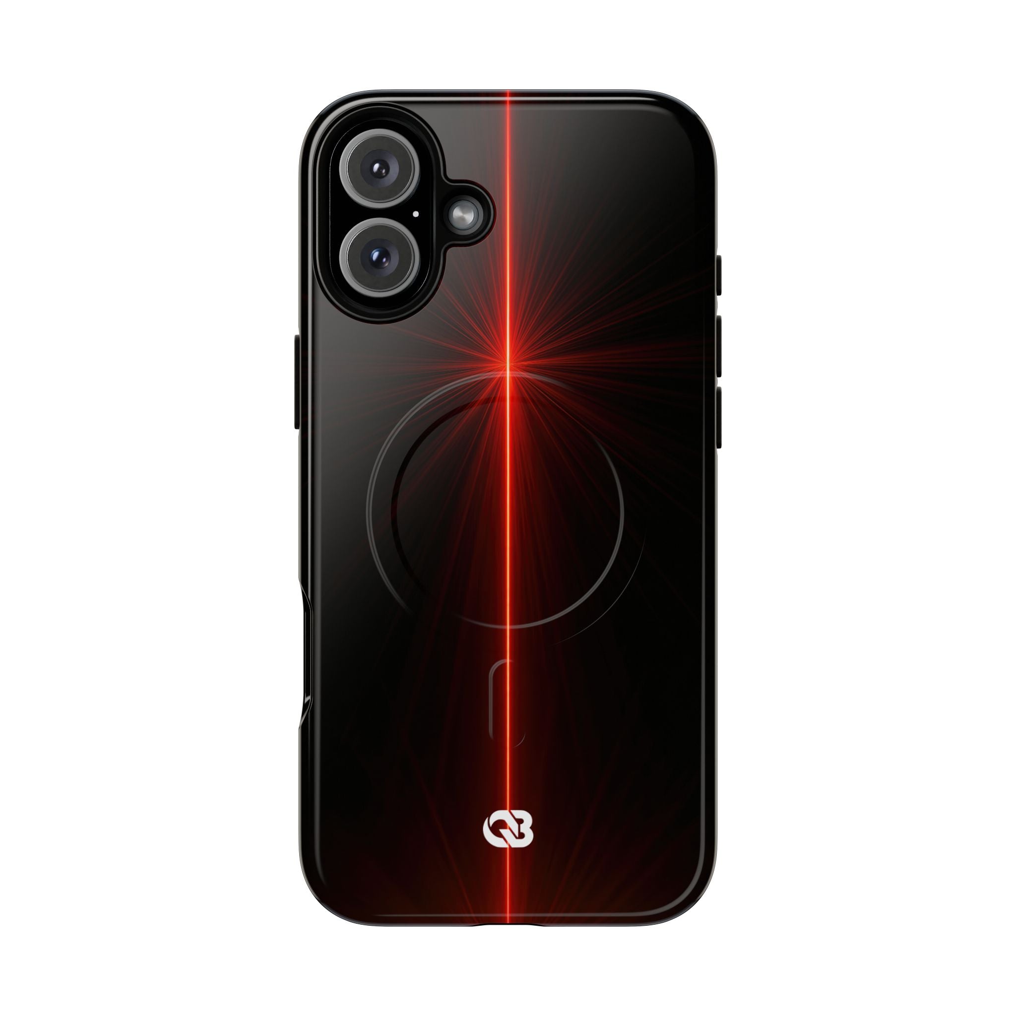 Red Tough 2.0 Magsafe Phone Case for iPhone - Crimson Flare Vector