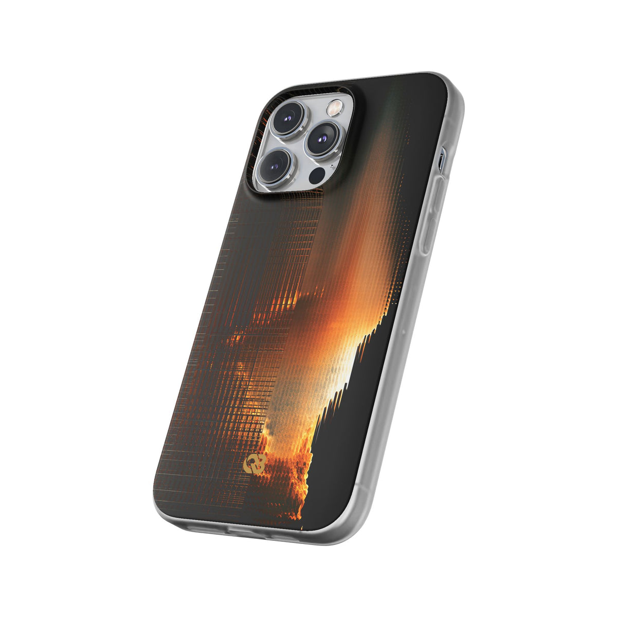 Luminous Grid · Lite Phone Case for iPhone · Black