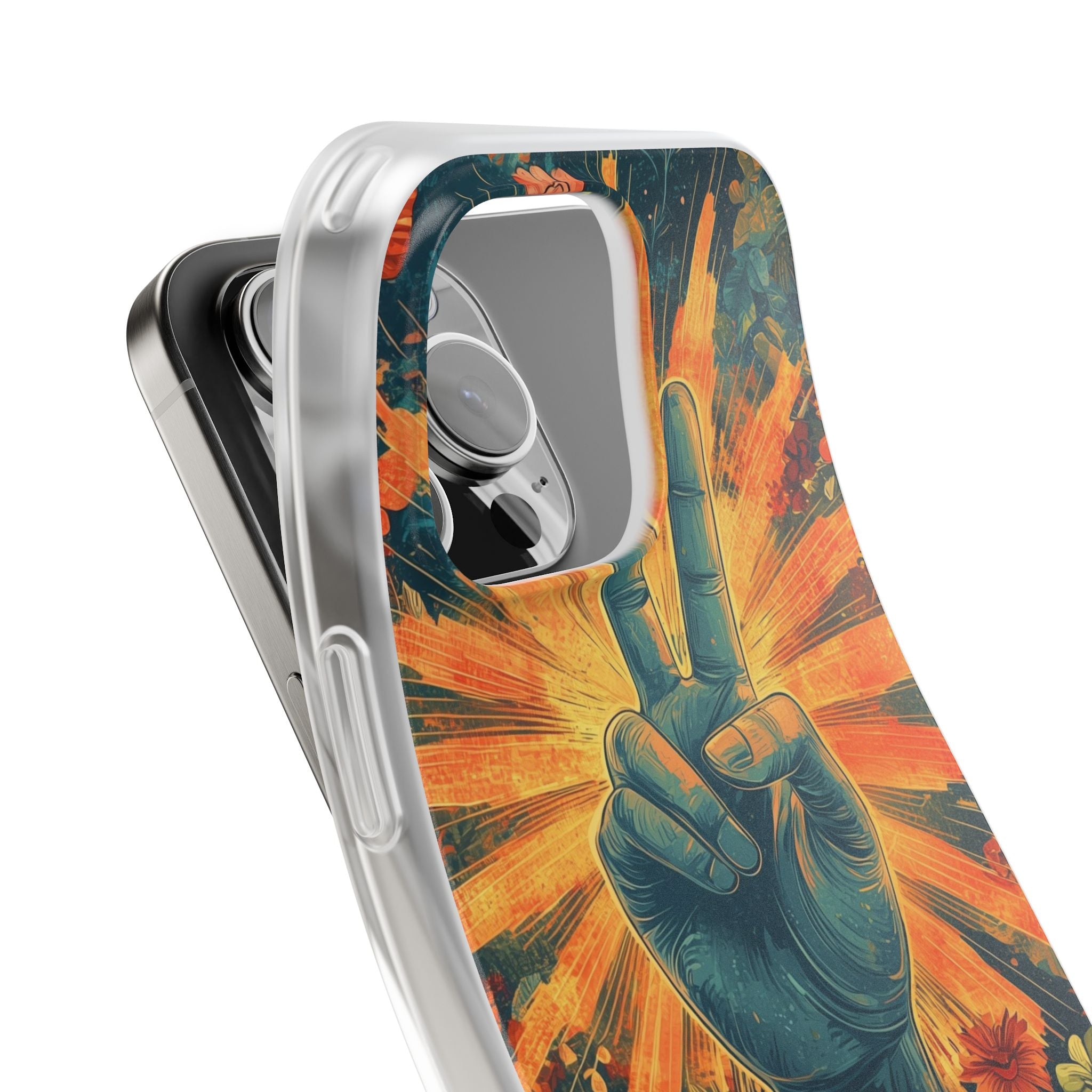 Radiant Peace Bloom · Soft Phone Case for iPhone