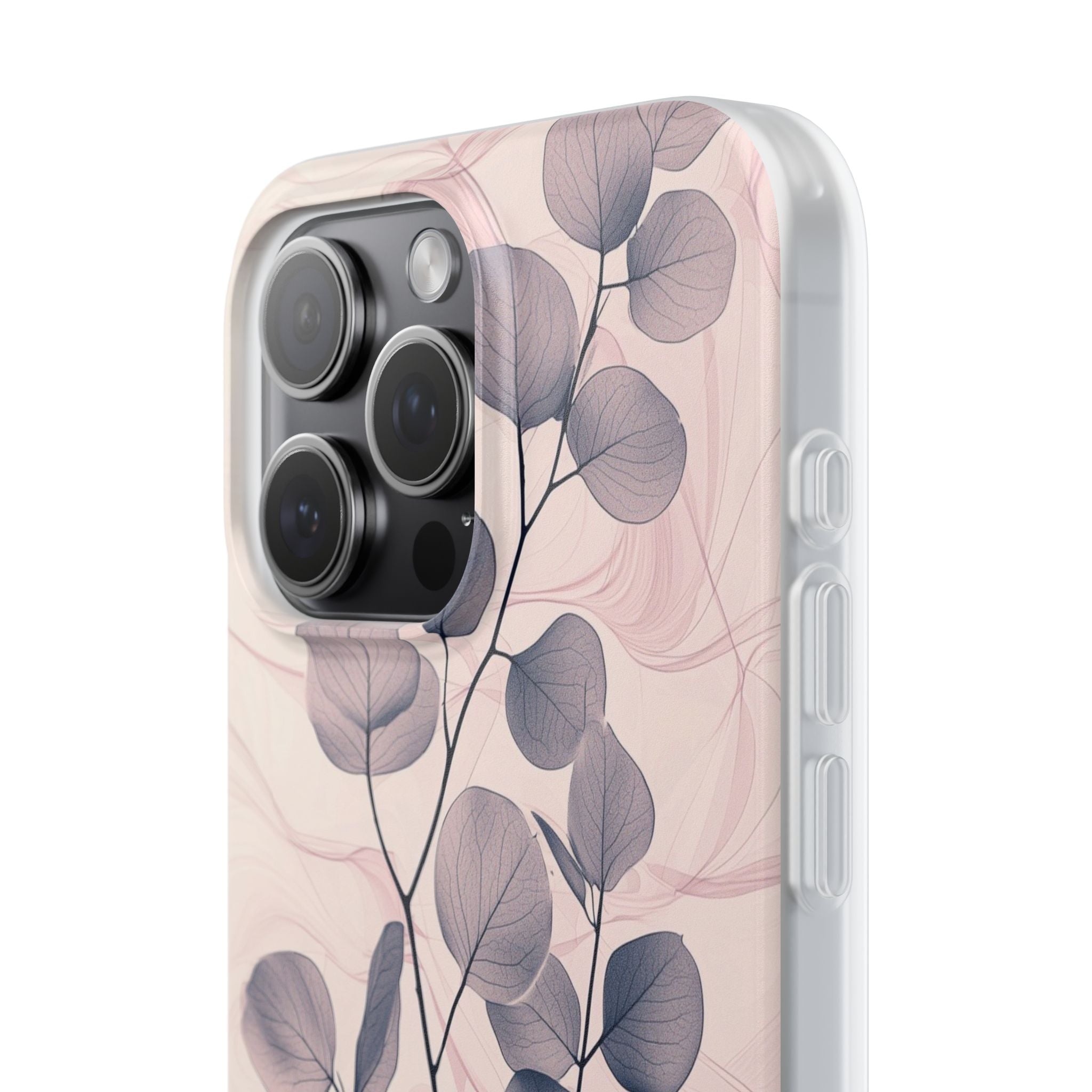 Geflüstertes Blatt mit Adern iPhone 15 Pro Max Case - Soft