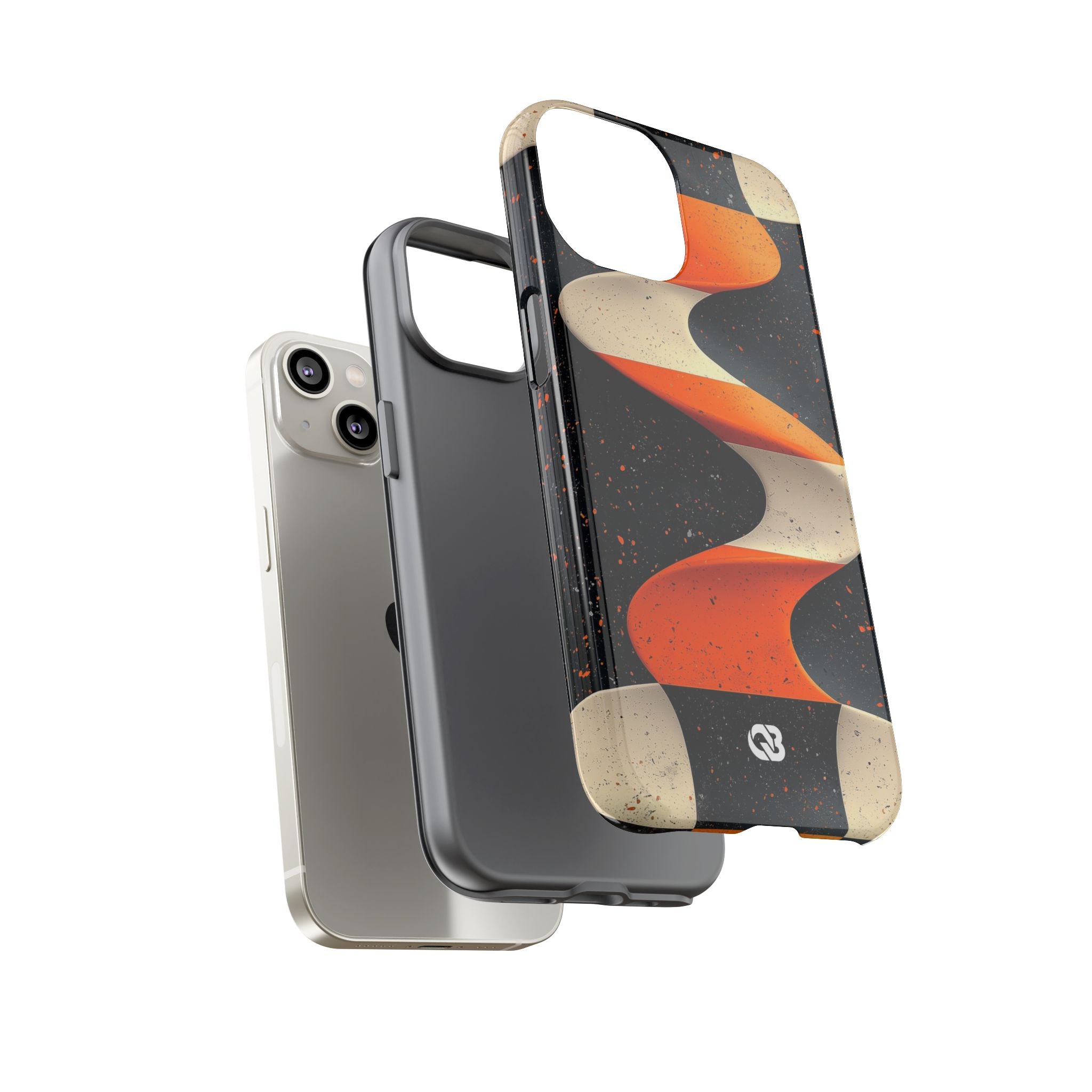 Orange Grit Twist · Tough Phone Case for iPhone