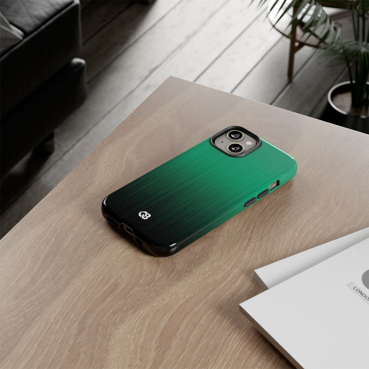 Emerald Cascade · Tough Phone Case for iPhone · Green