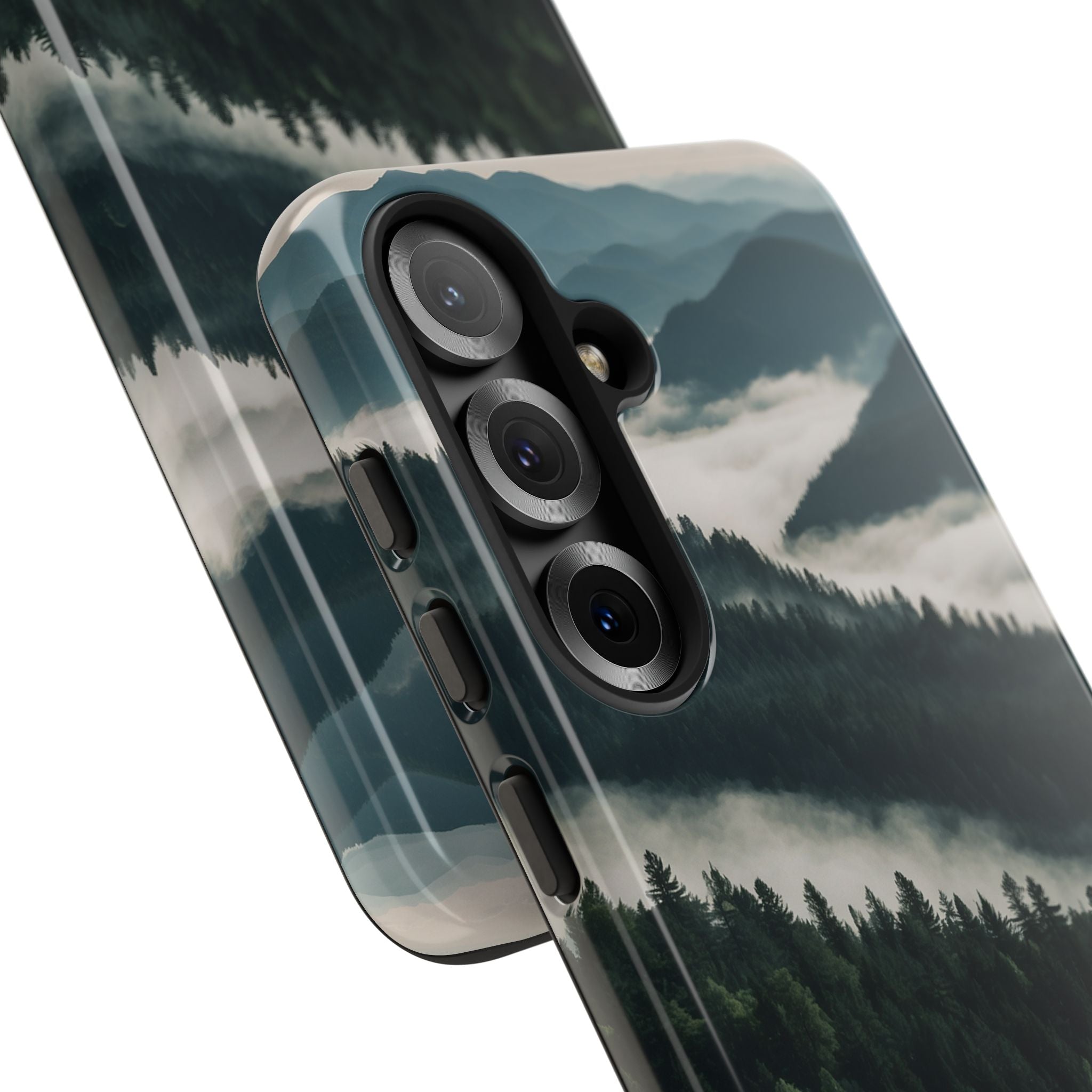 Misty Pine Peaks · Tough Phone Case for Samsung