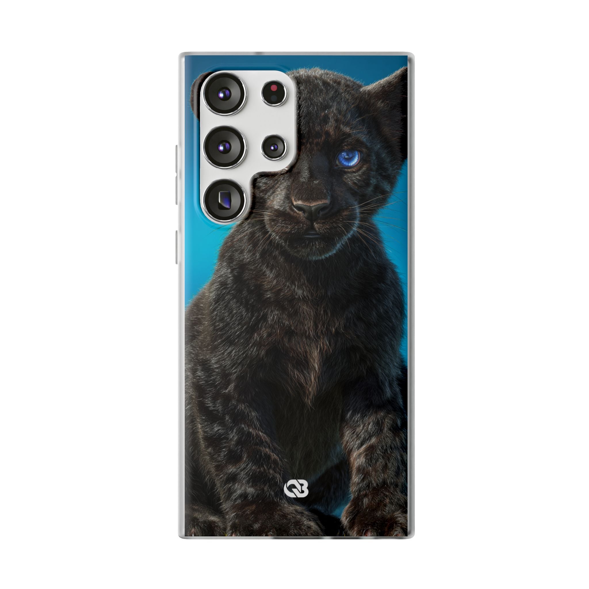 Sapphire Gaze Panther · Soft Handyhülle für Samsung