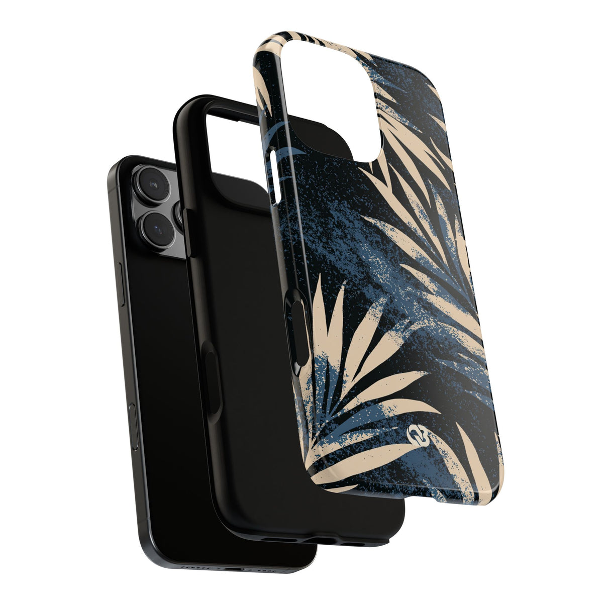 Indigo Palm Horizon · Tough Phone Case for iPhone · Blue
