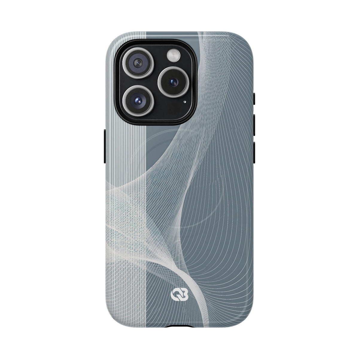 Grey Tough 2.0 Magsafe Phone Case for iPhone - Slate Mesh Horizon