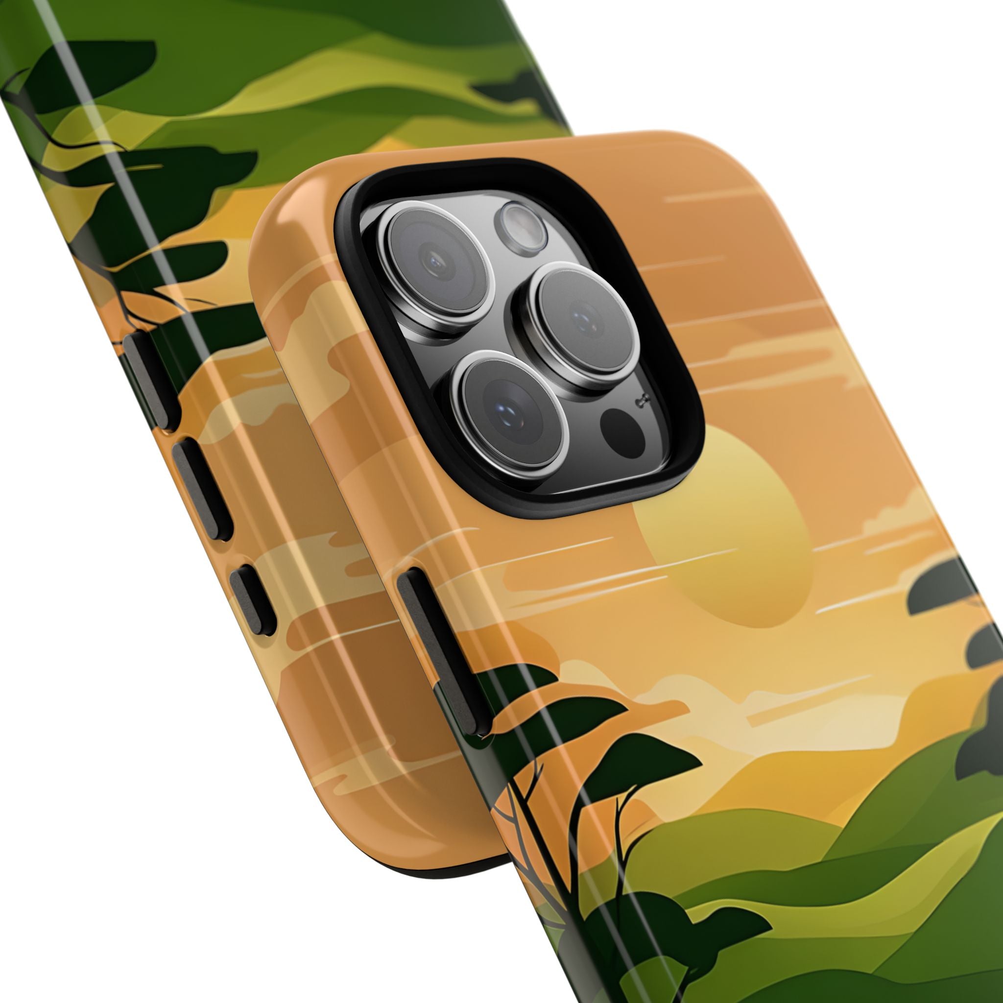 Verdant Horizon Sun · Tough Phone Case for iPhone