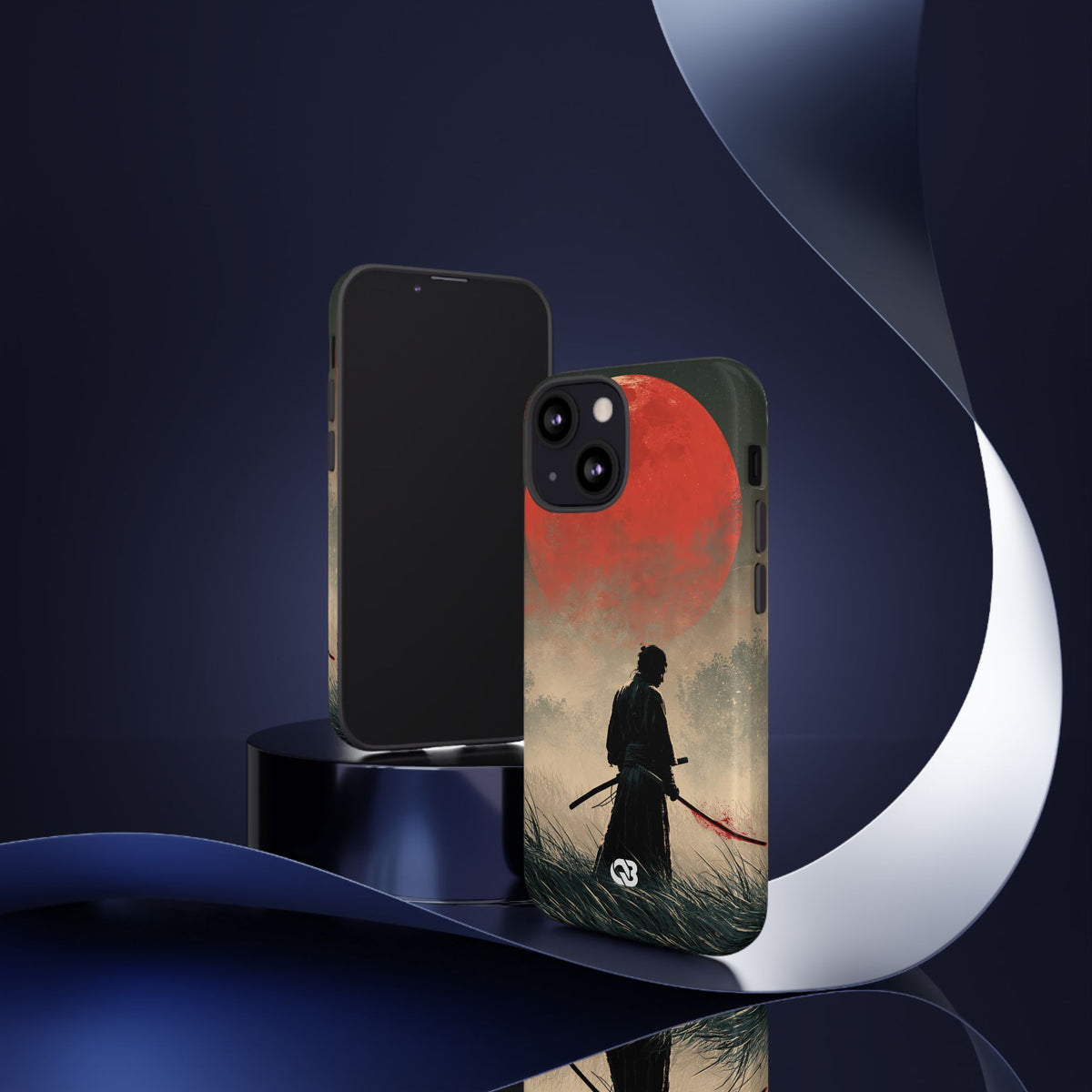 Crimson Moon Ronin · Tough Phone Case for iPhone · Red