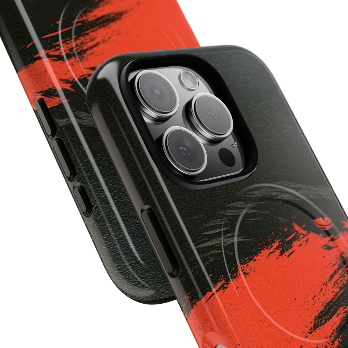 Crimson Raptor Noir · Tough 2.0 Magnetic Phone Case for iPhone · Black