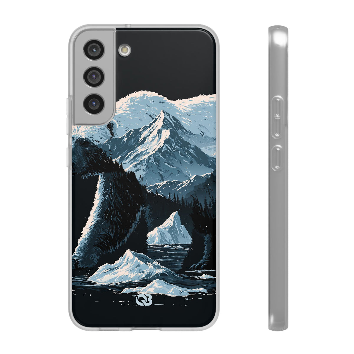 Nordic Arctic Bear · Lite Phone Case for Samsung · Black