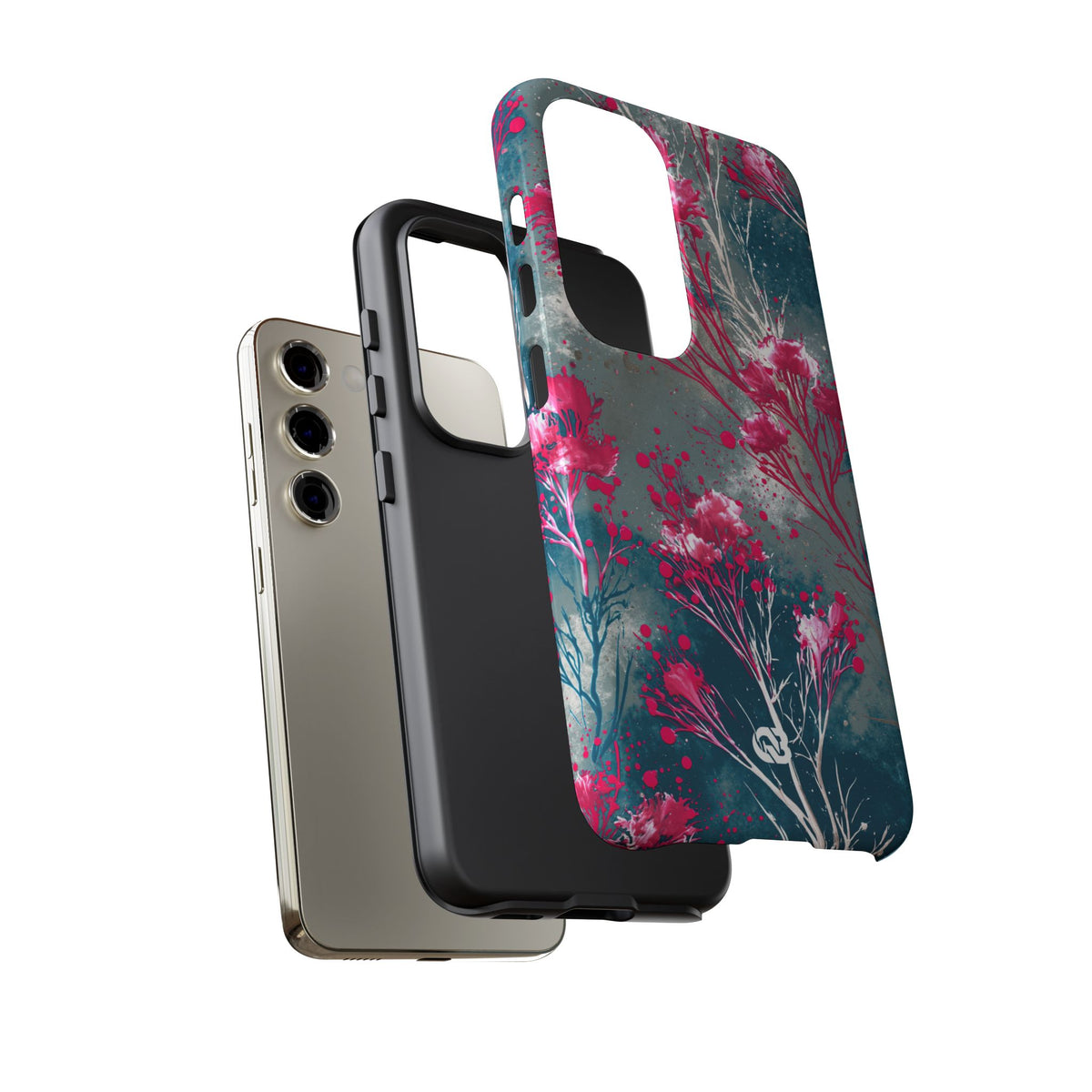 Cyber Blossom · Tough Phone Case for Samsung · Teal