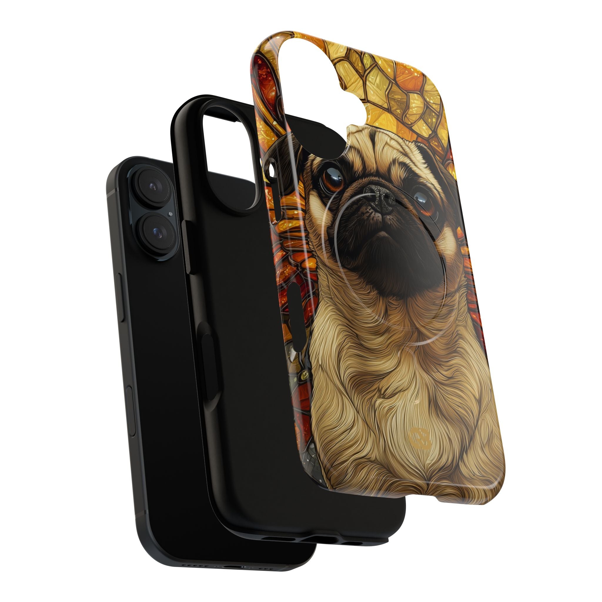 Amber Pug Divinità · Tough+ Custodia per iPhone · Magsafe