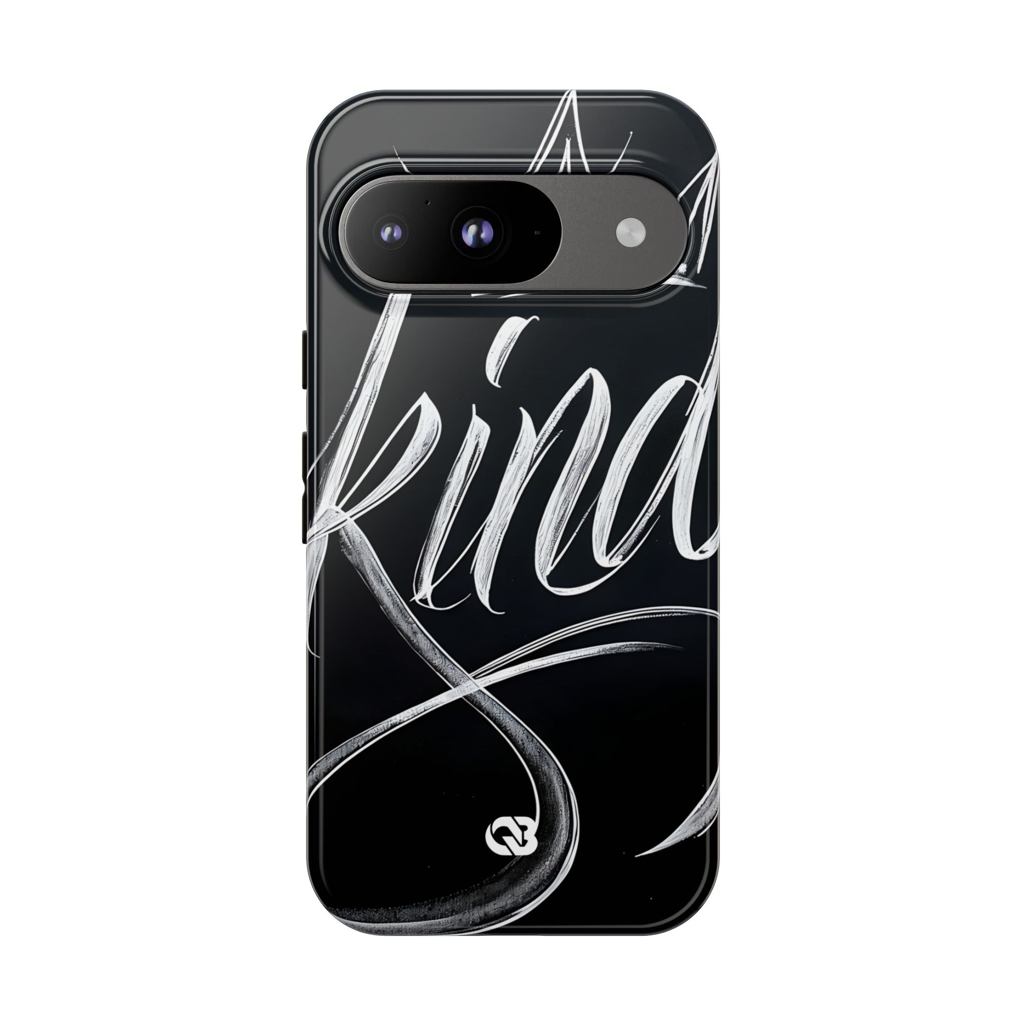 Noir Crown Script · Tough Handyhülle für Google Pixel