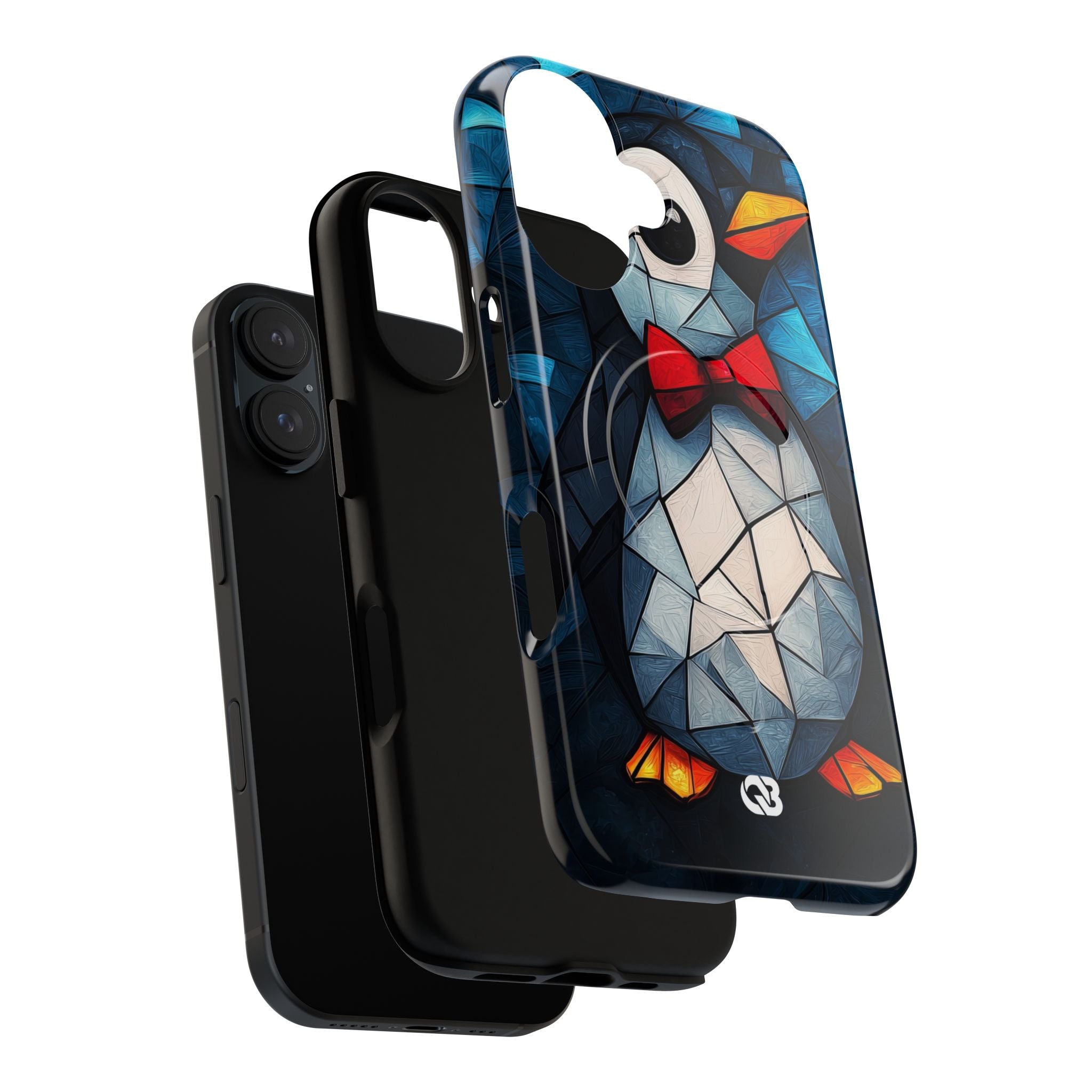 Mosaic Bowtie Penguin · Tough+ Phone Case for iPhone · Magsafe