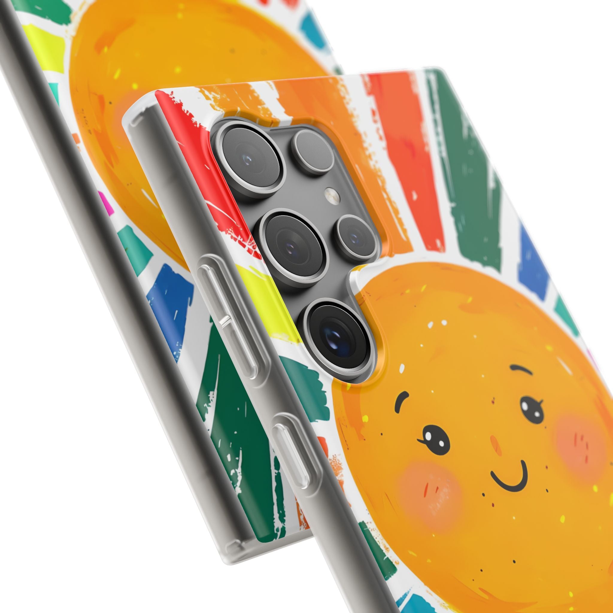 Vibrant Solar Smile · Soft Handyhülle für Samsung