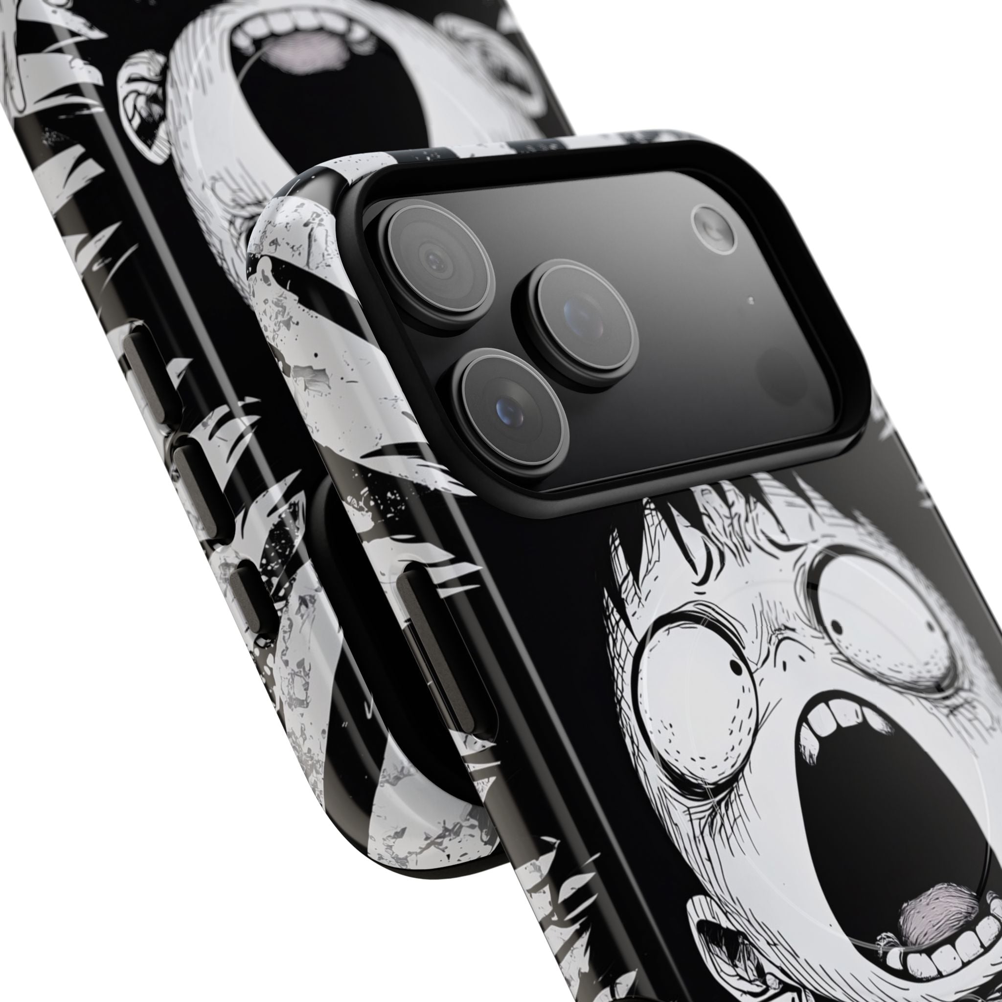 Screaming Stripes iPhone 17 Pro Max Case - Tough+ - CASE•BOB