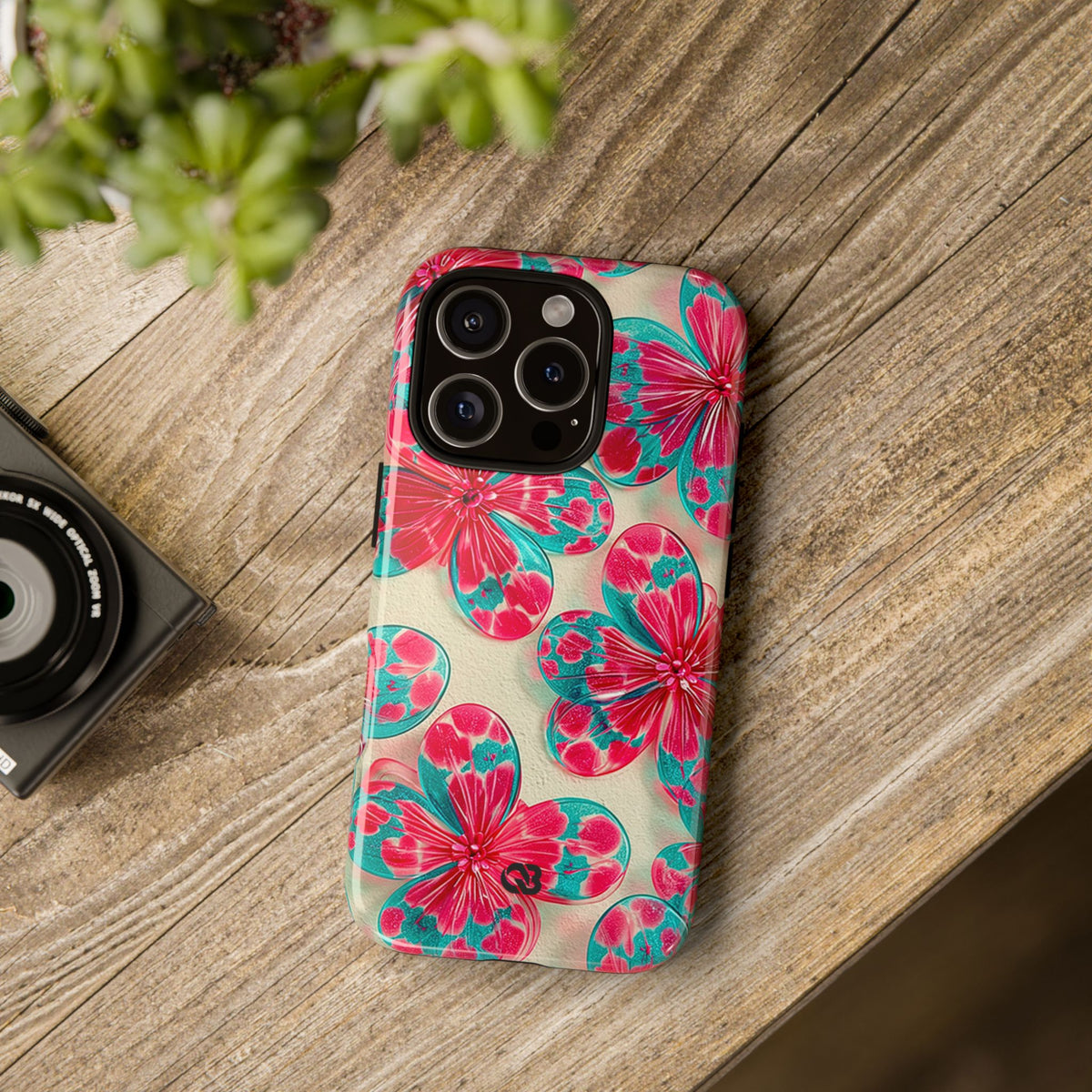 Lucite Jelly Bloom · Tough Phone Case for iPhone · Pink
