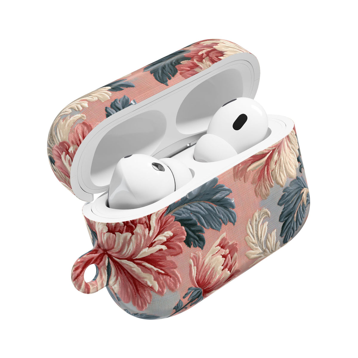 Blush Peony Jacquard · Hard Case for AirPods & AirPods Pro · Pink