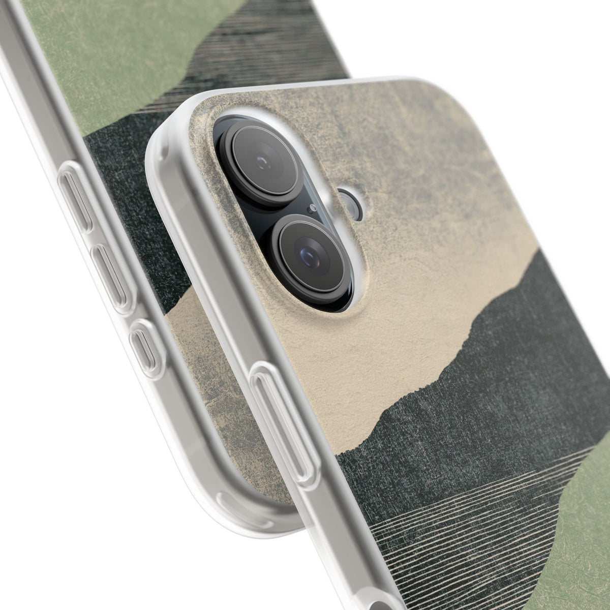 Green Lite Phone Case for iPhone - Moss Ridge Grain