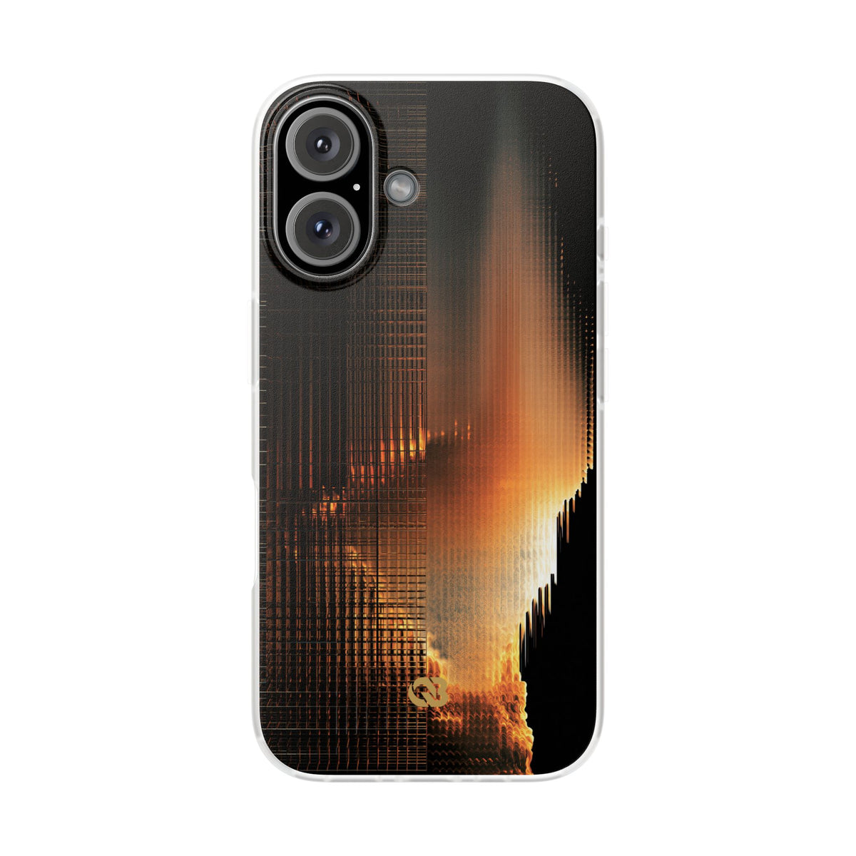 Luminous Grid · Lite Phone Case for iPhone · Black