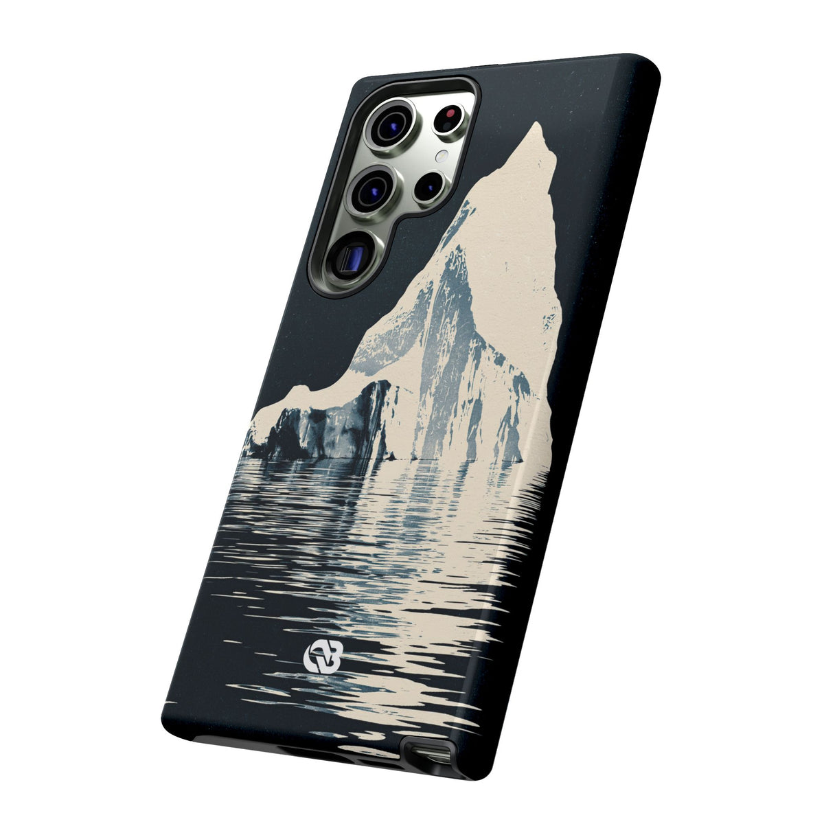 Blue Tough Phone Case for Samsung - Frozen Navy Monolith