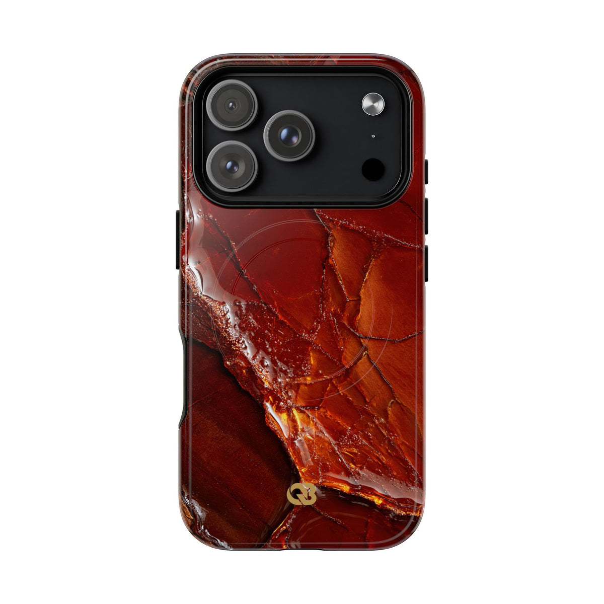 Amber Embrace · Tough 2.0 Magnetic Phone Case for iPhone · Brown