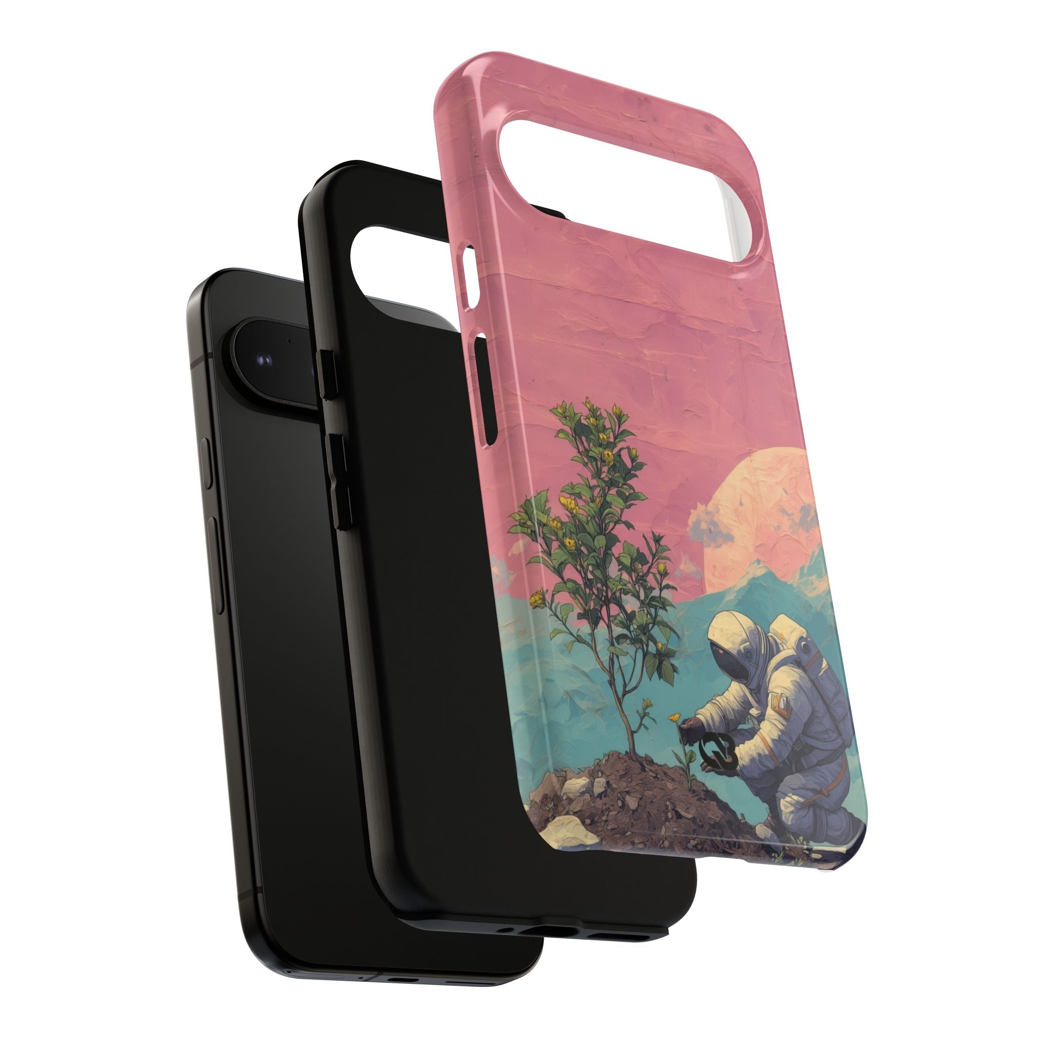 Lunare Pastellblüte · Tough Handyhülle für Google Pixel