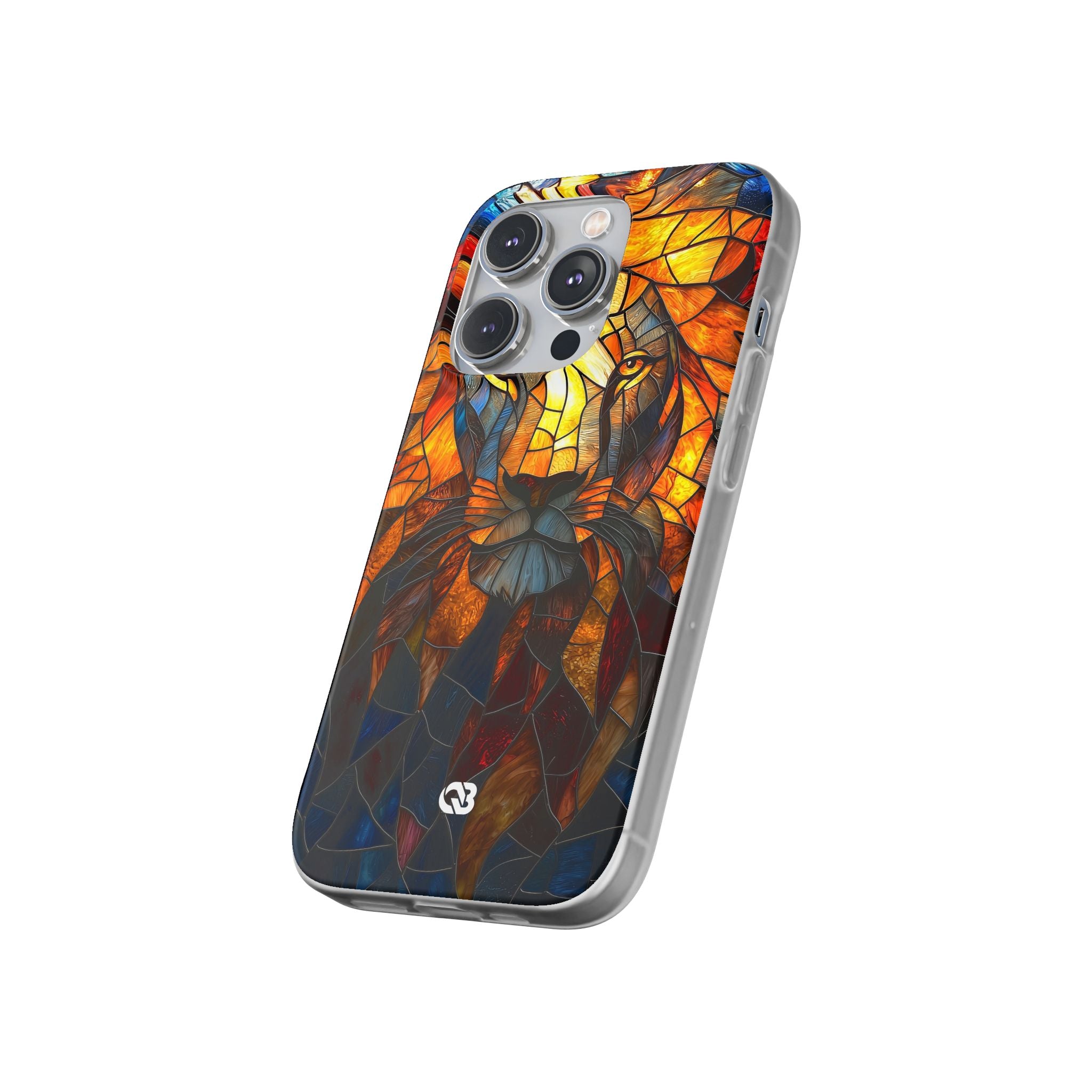 Amber Glass Lion · Soft Phone Case for iPhone