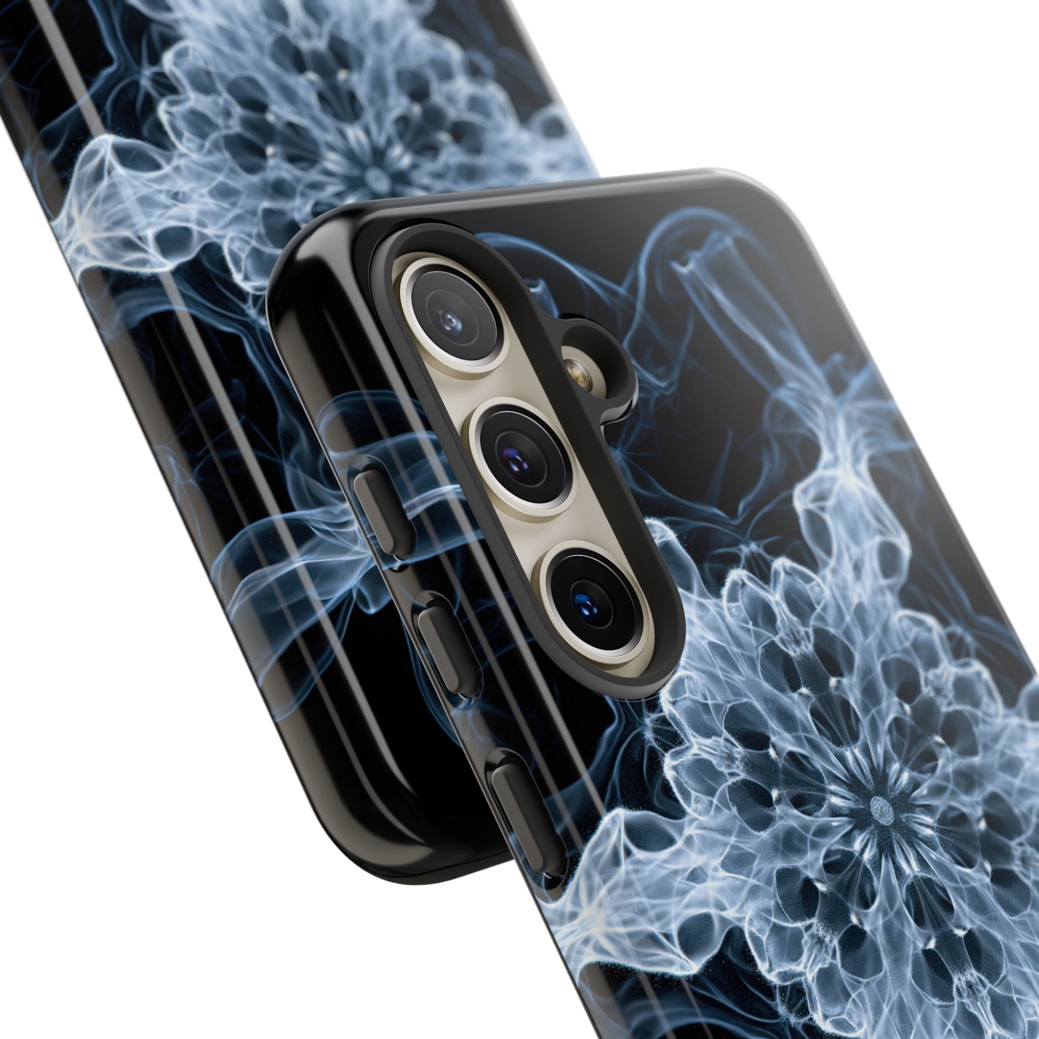 Blue Tough Phone Case for Samsung - Glacial Smoke Crown
