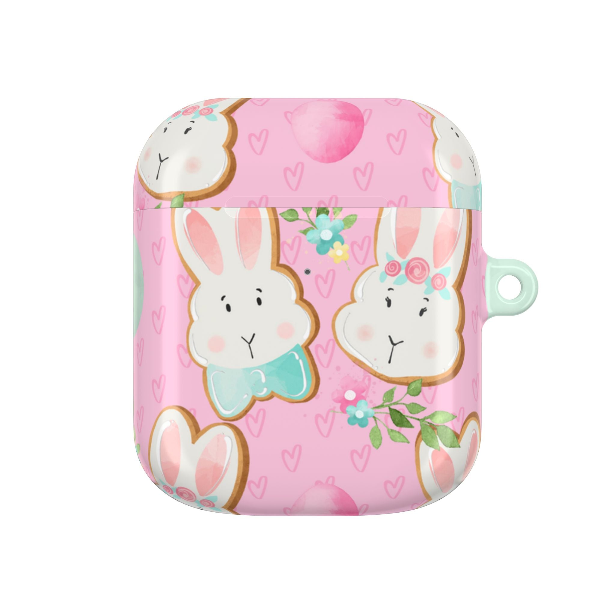 Blushing Bunny Bloom - AirPods Case