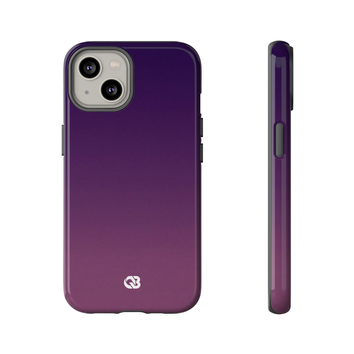 Purple Tough Phone Case for iPhone - Nocturnal Plum Fade