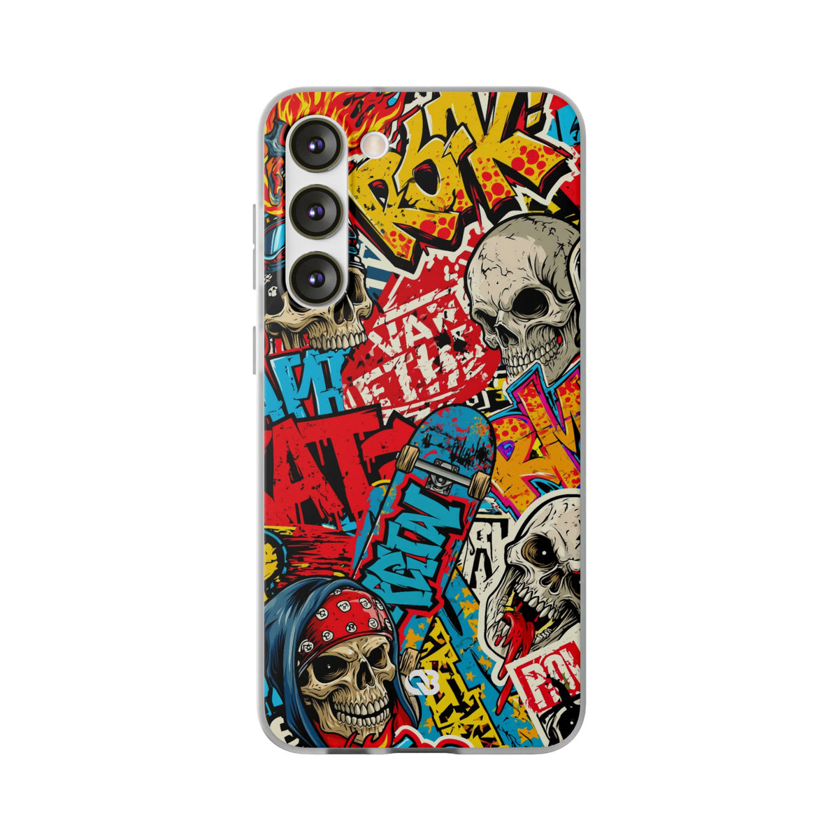 Skate Skull Riot · Lite Phone Case for Samsung · Red