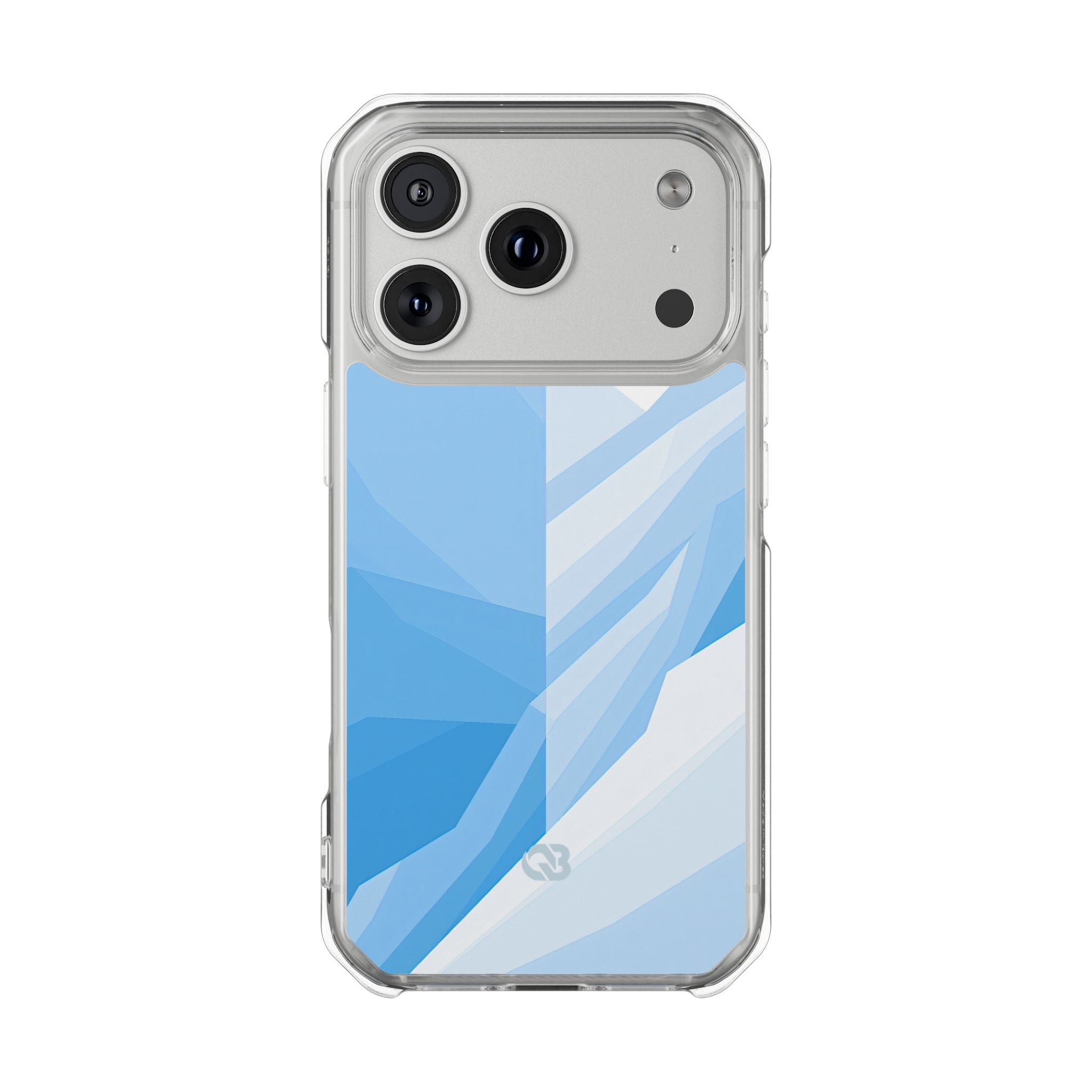 Blue Impact MagSafe Phone Case for iPhone - Arctic Glacial Ridge