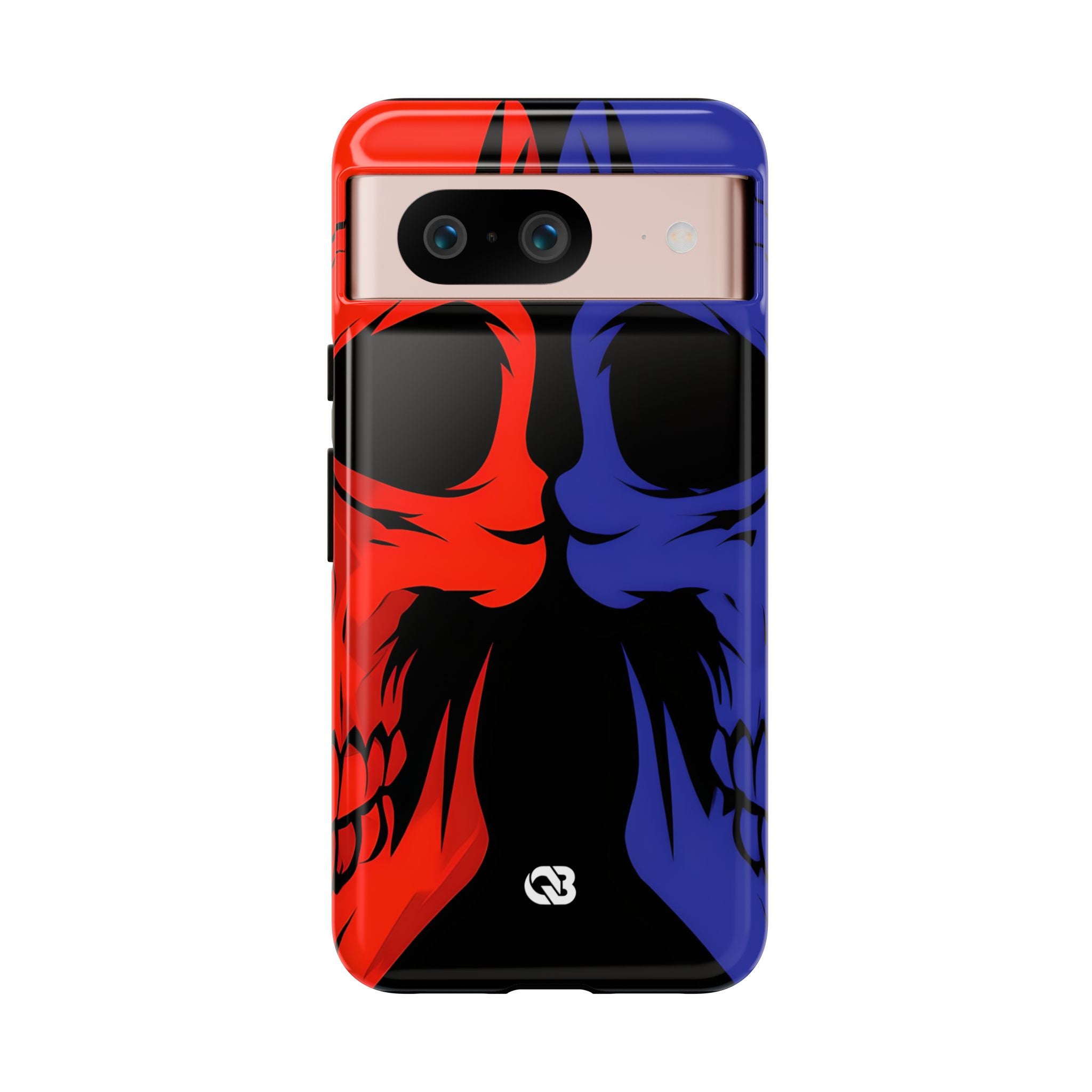 Crimson Cobalt Skulls · Tough Phone Case for Google Pixel