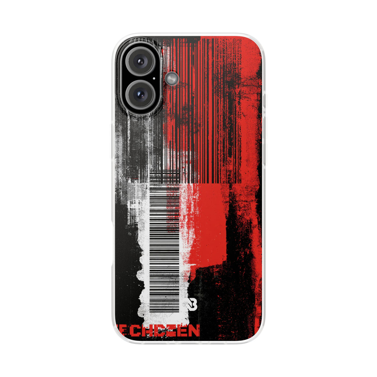 Distorted Barcode · Lite Phone Case for iPhone · Black