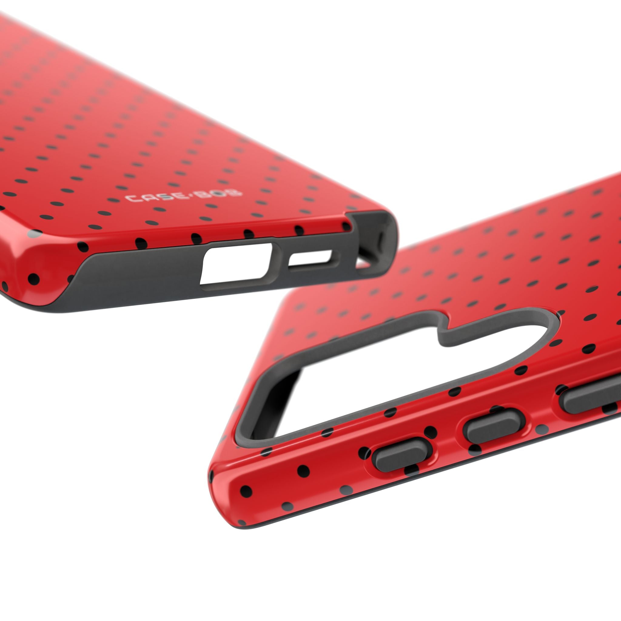 Crimson Dot Matrix Samsung S25 Ultra Cover - Tough