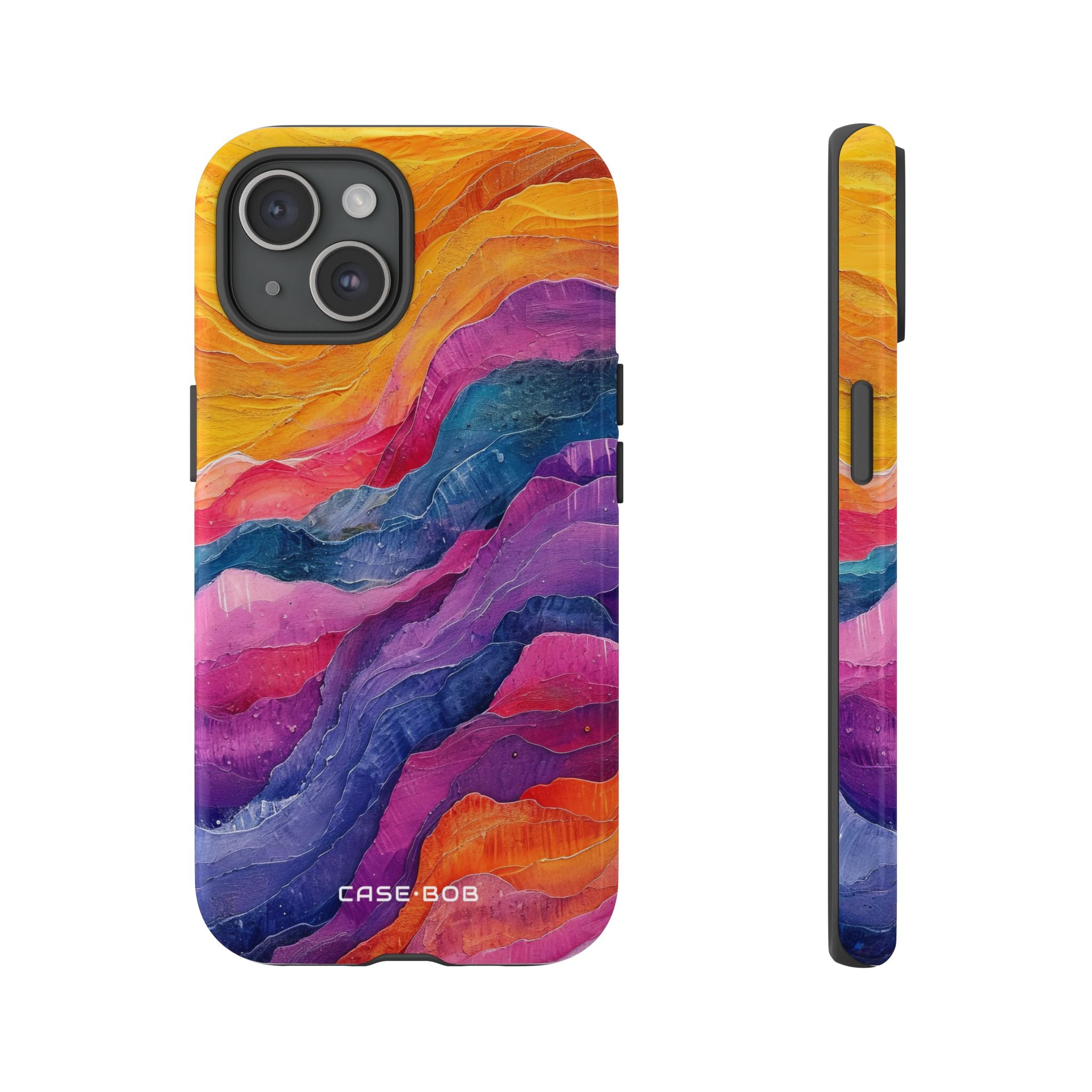 Vibrant Flow iPhone 15 Case - Tough