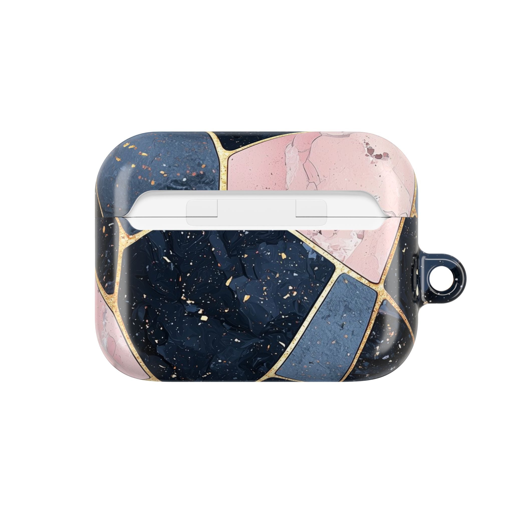 Golden Mosaic Navy - AirPods Cover