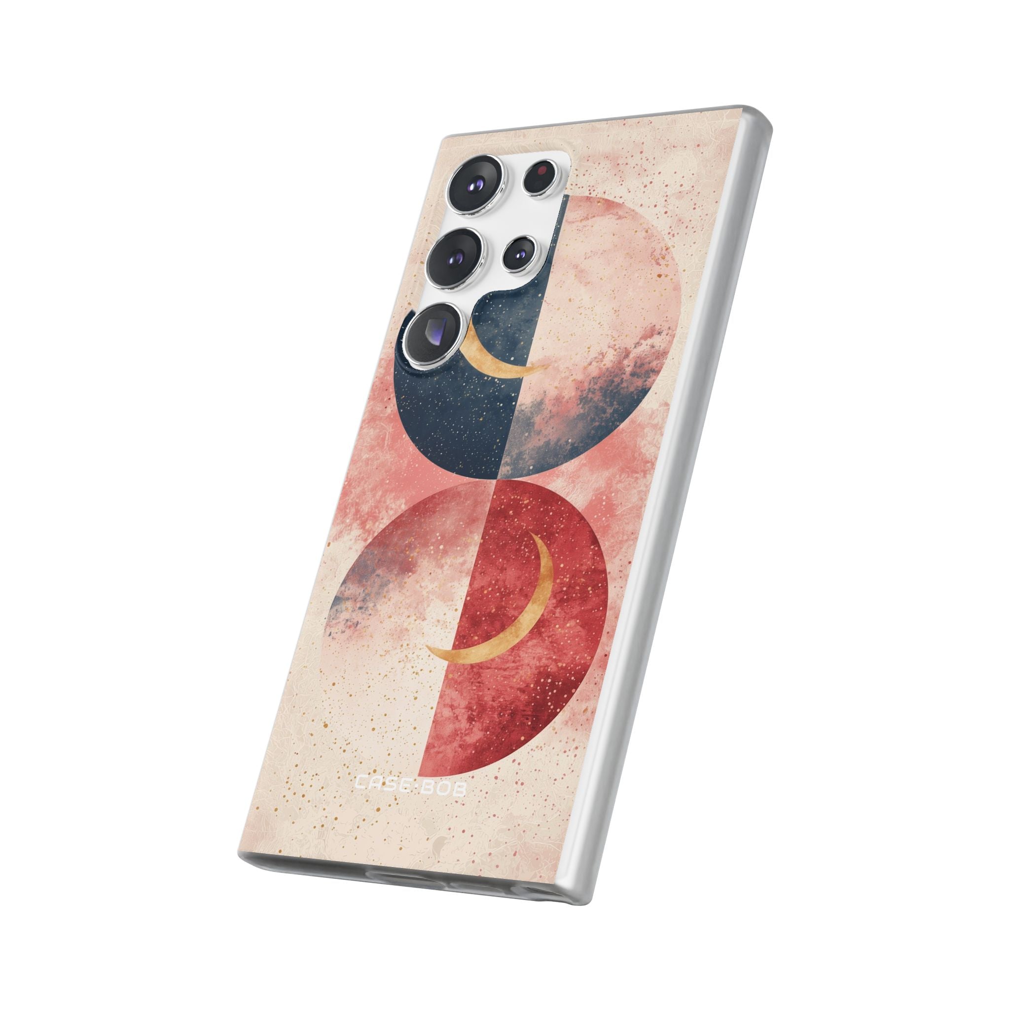 Golden Crescent Circles Samsung S23 Ultra Skal - Mjuk