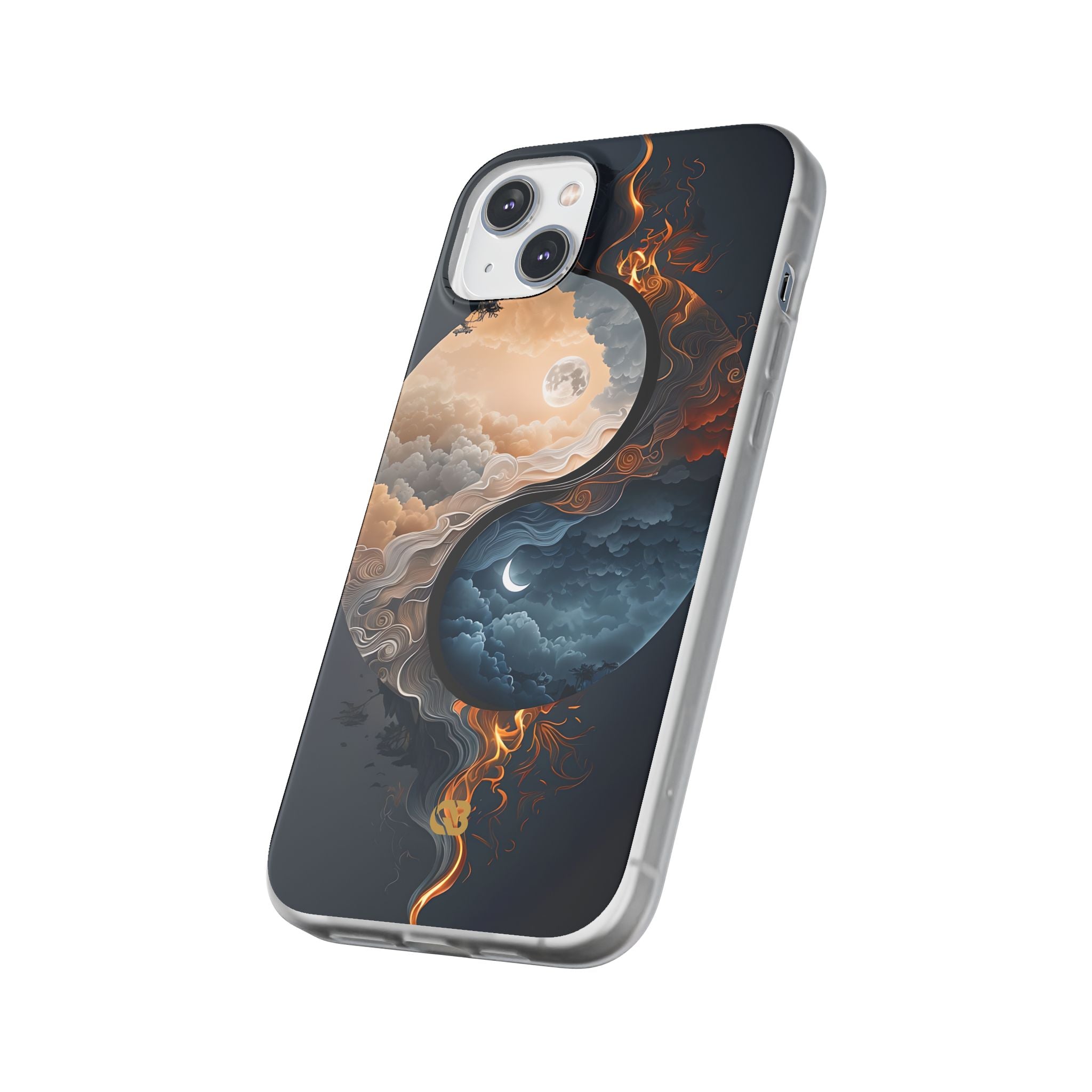 Lunar Fire Balance · Soft Capa para iPhone