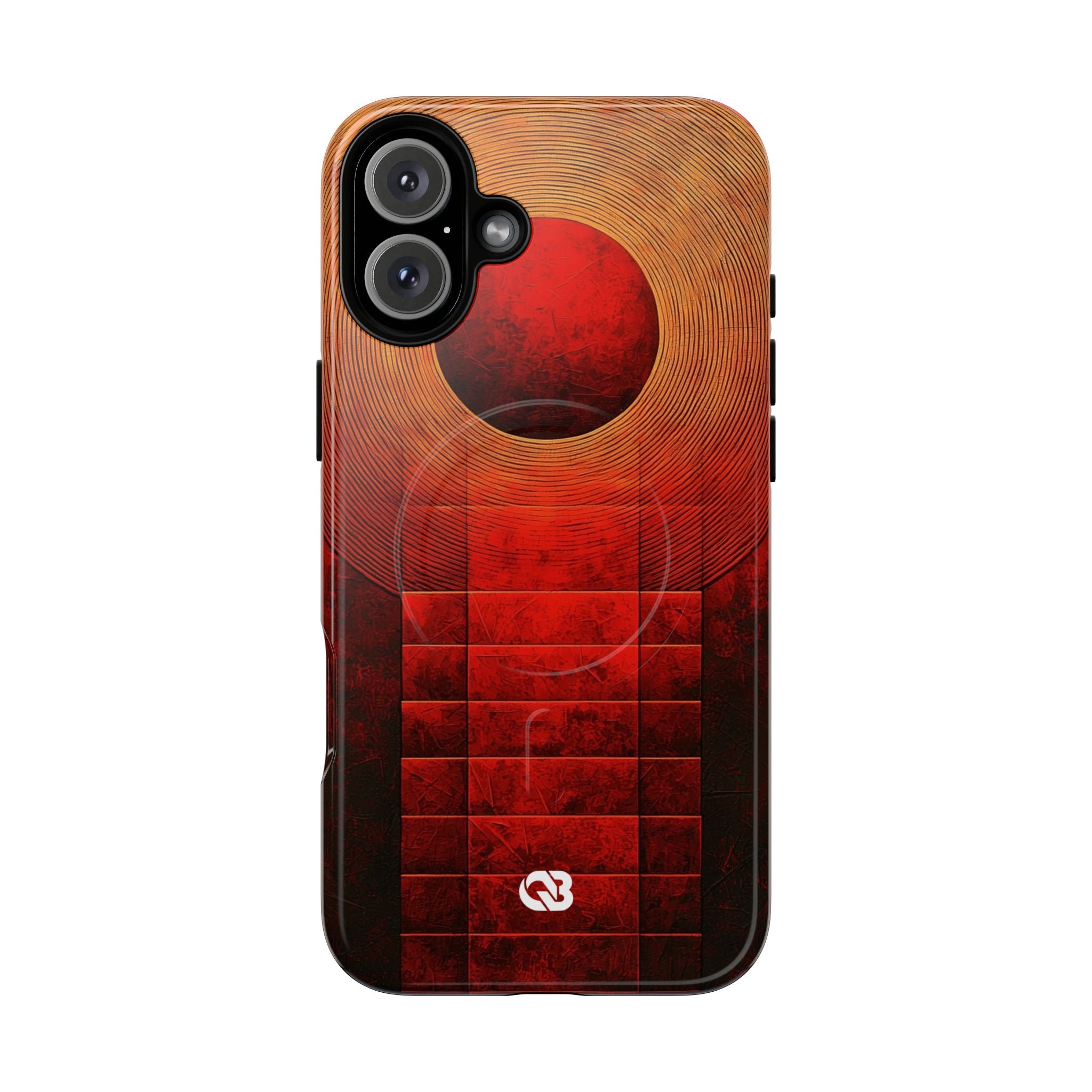 Crimson Solar Halo · Tough+ Capa para iPhone · Magsafe