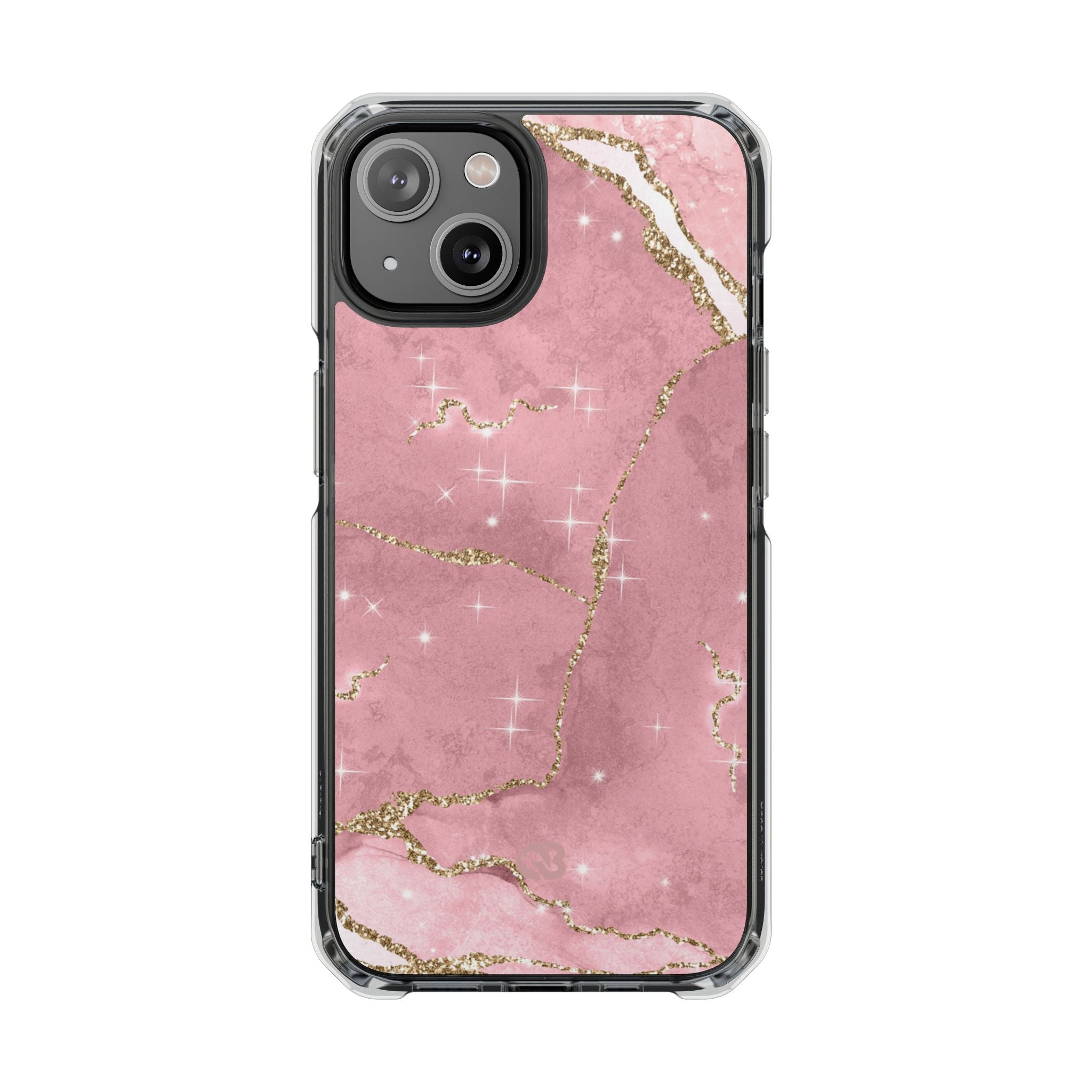 Rose Sparkle Marble · Impact Coque de téléphone pour iPhone · Magsafe